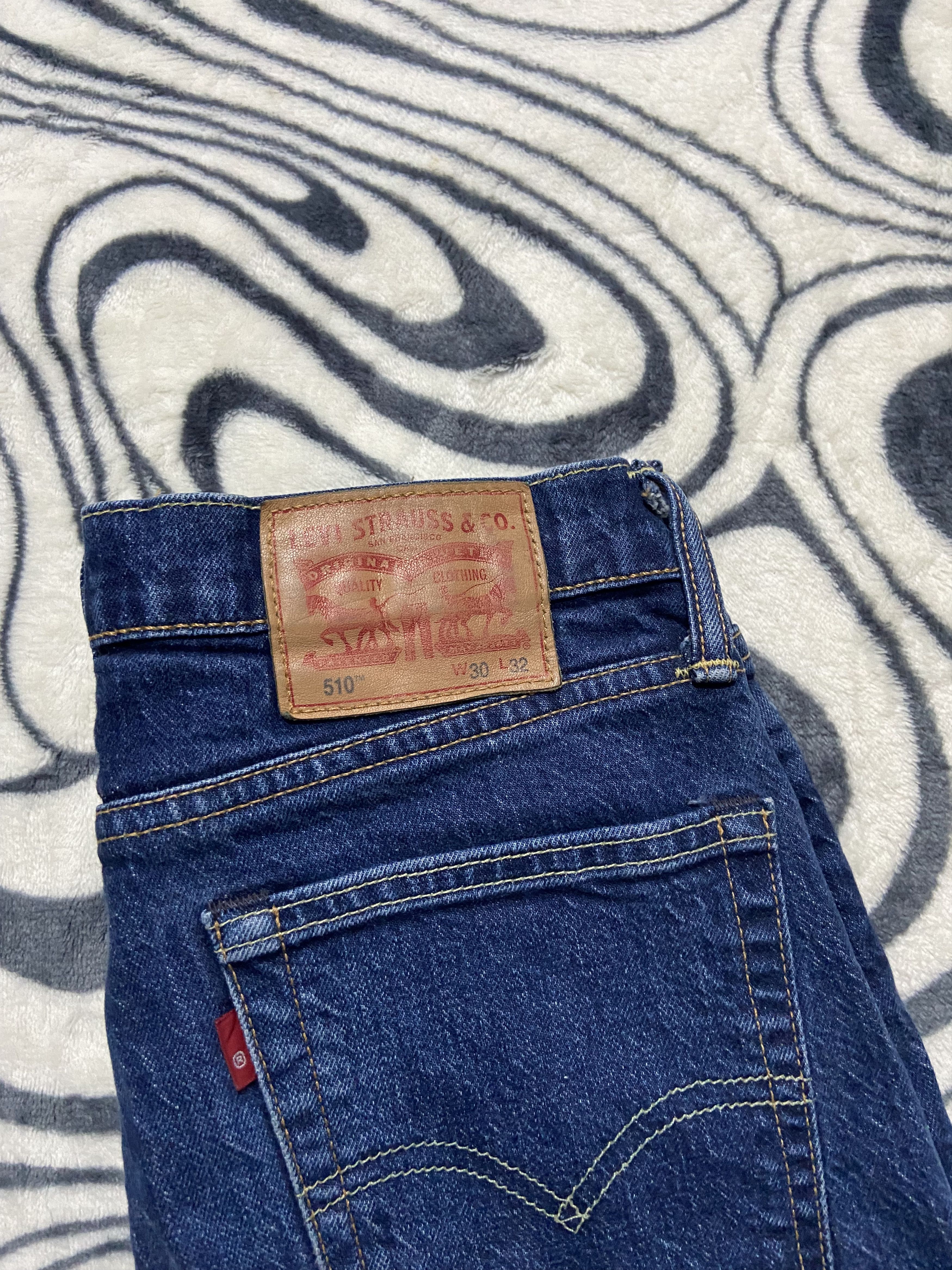 Levi's Levis 510 Blue Denim Pant Jeans Slim Fit Size US 30 / EU 46 - 4 Thumbnail
