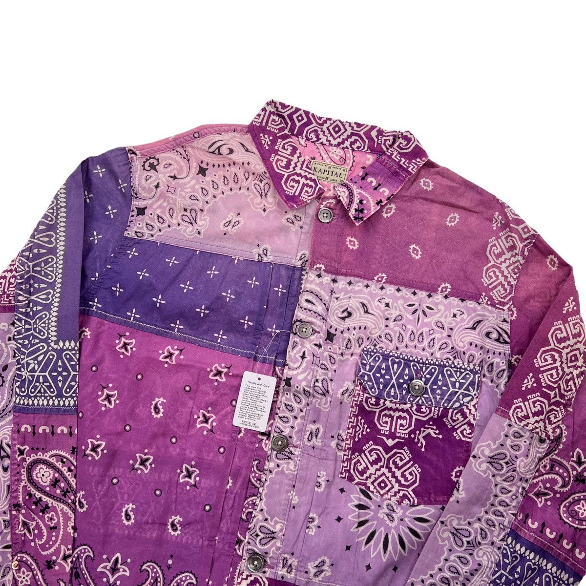 Kapital Kapital Purple Bandana Patchwork Jacket Size US M / EU 48-50 / 2 - 1 Thumbnail