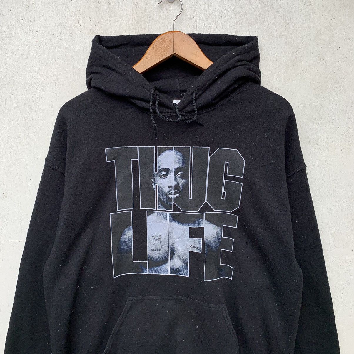 Rap Tees Thug Life Tupac Shakur Hoodie Sweatshirt Size US L / EU 52-54 / 3 - 2 Thumbnail