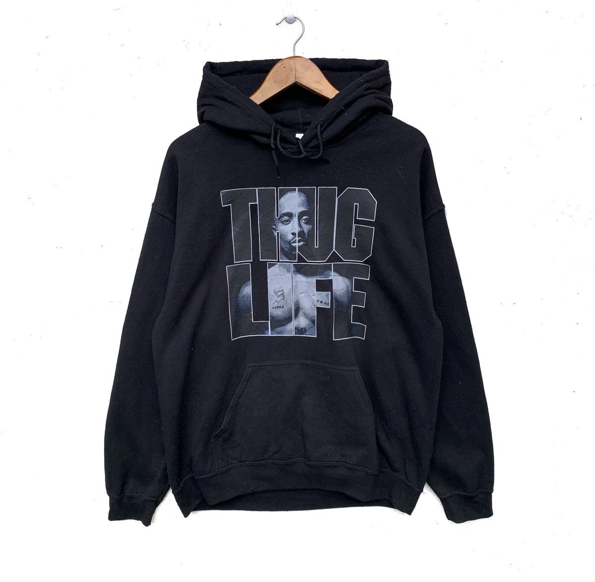Rap Tees Thug Life Tupac Shakur Hoodie Sweatshirt Size US L / EU 52-54 / 3 - 1 Thumbnail