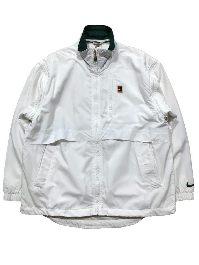 Nike Vintage 90s Detachable Sleeve Jacket Size US S / EU 44-46 / 1 - 2 Thumbnail