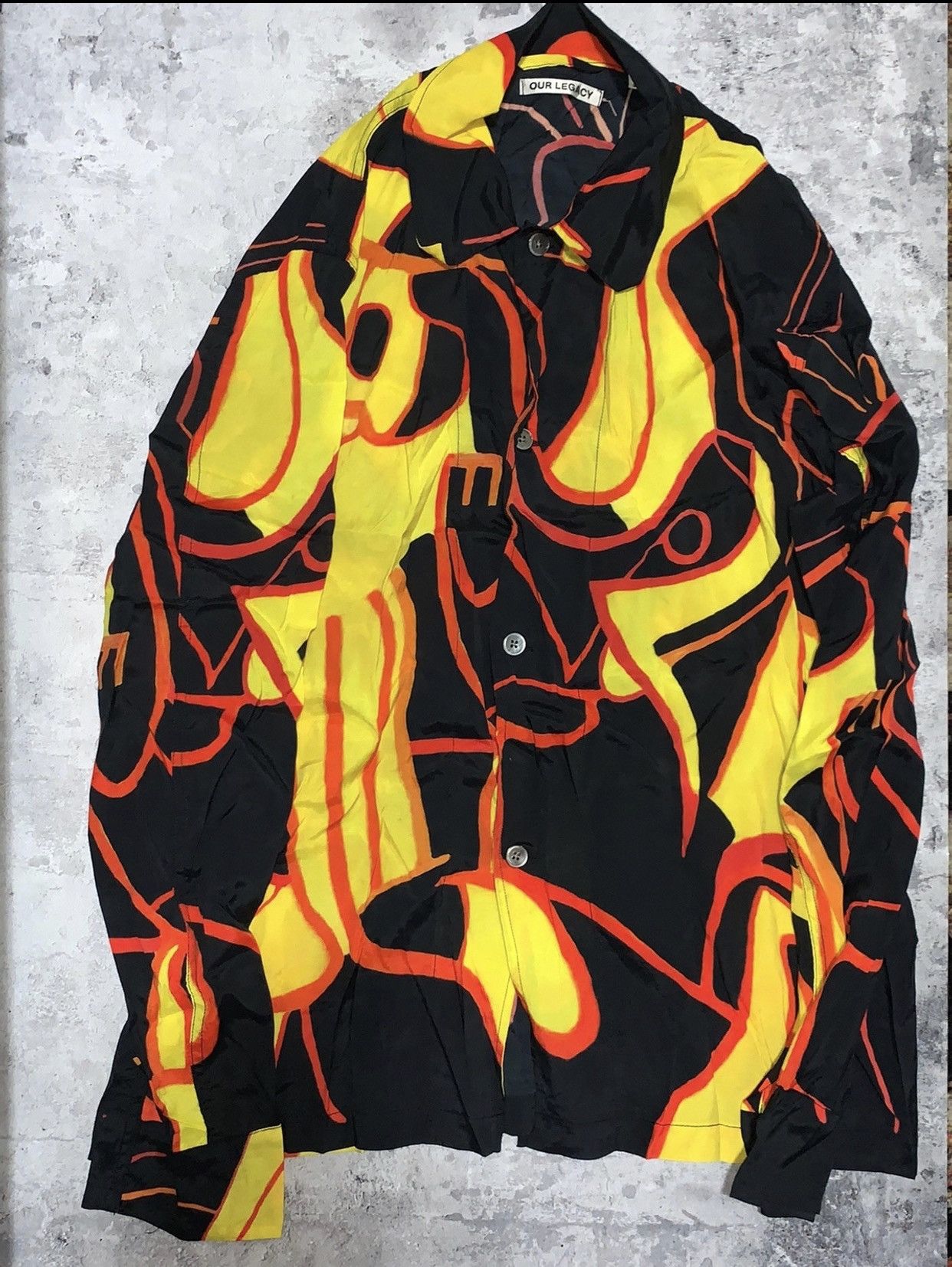 image of Grail Our Legacy Button Up Shirt, Men's (Size Medium)