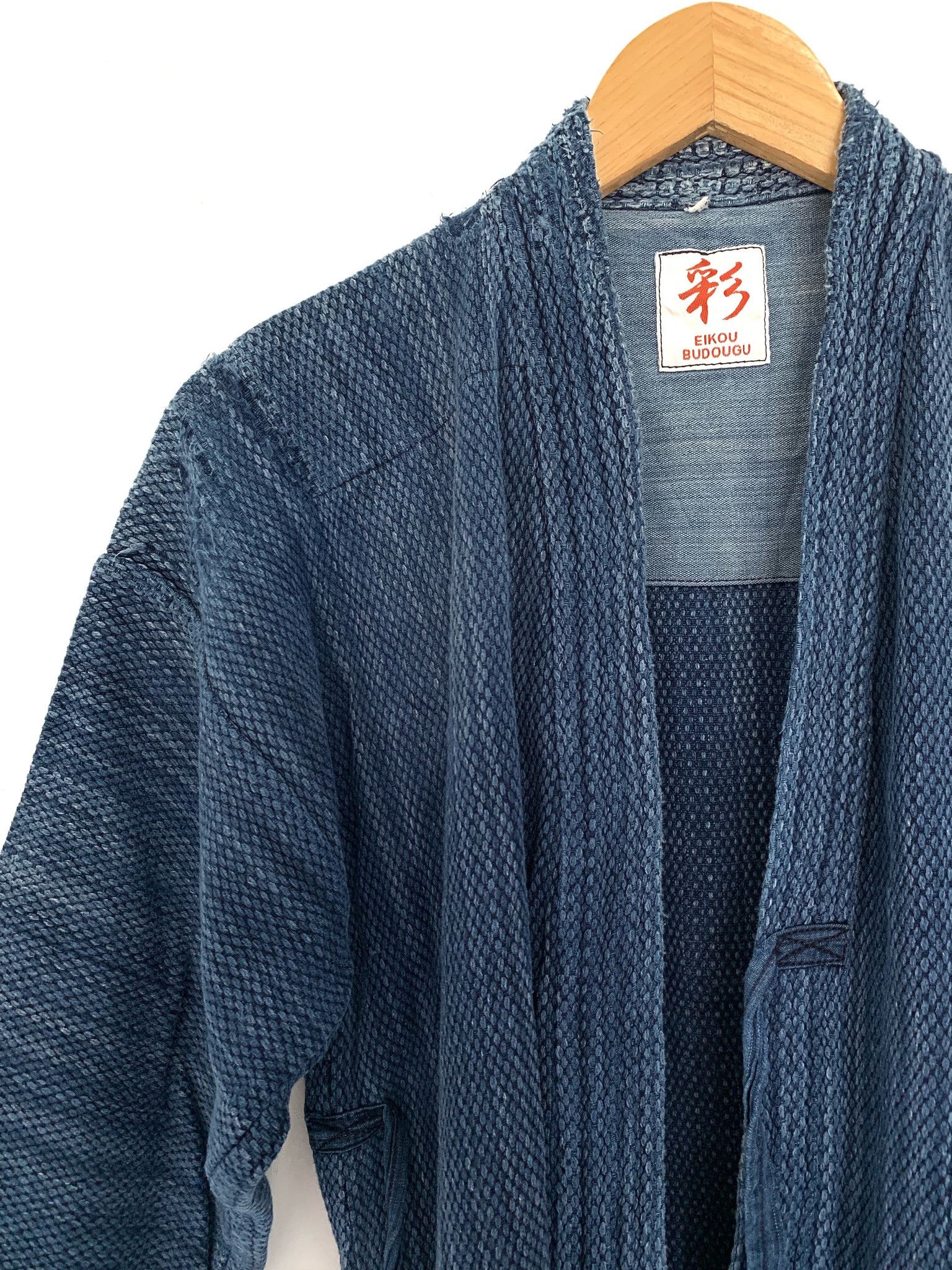 Japanese Brand Kimono Blue Indigo Dyed Woven Kapital Japanese Traditional Size US M / EU 48-50 / 2 - 2 Thumbnail