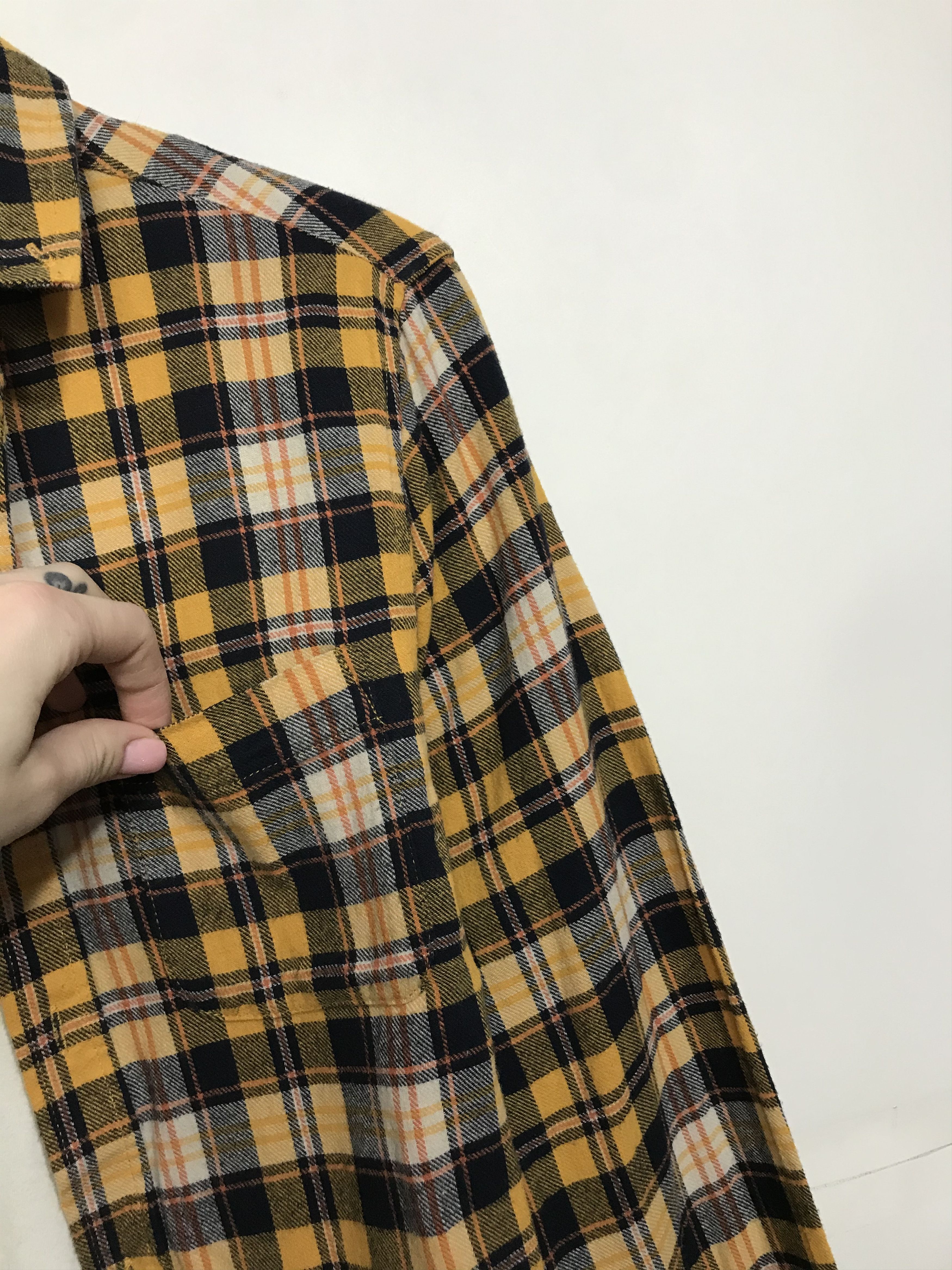 Flannel Vintage Flannel Plaid Shirt Travis style Size US M / EU 48-50 / 2 - 3 Thumbnail