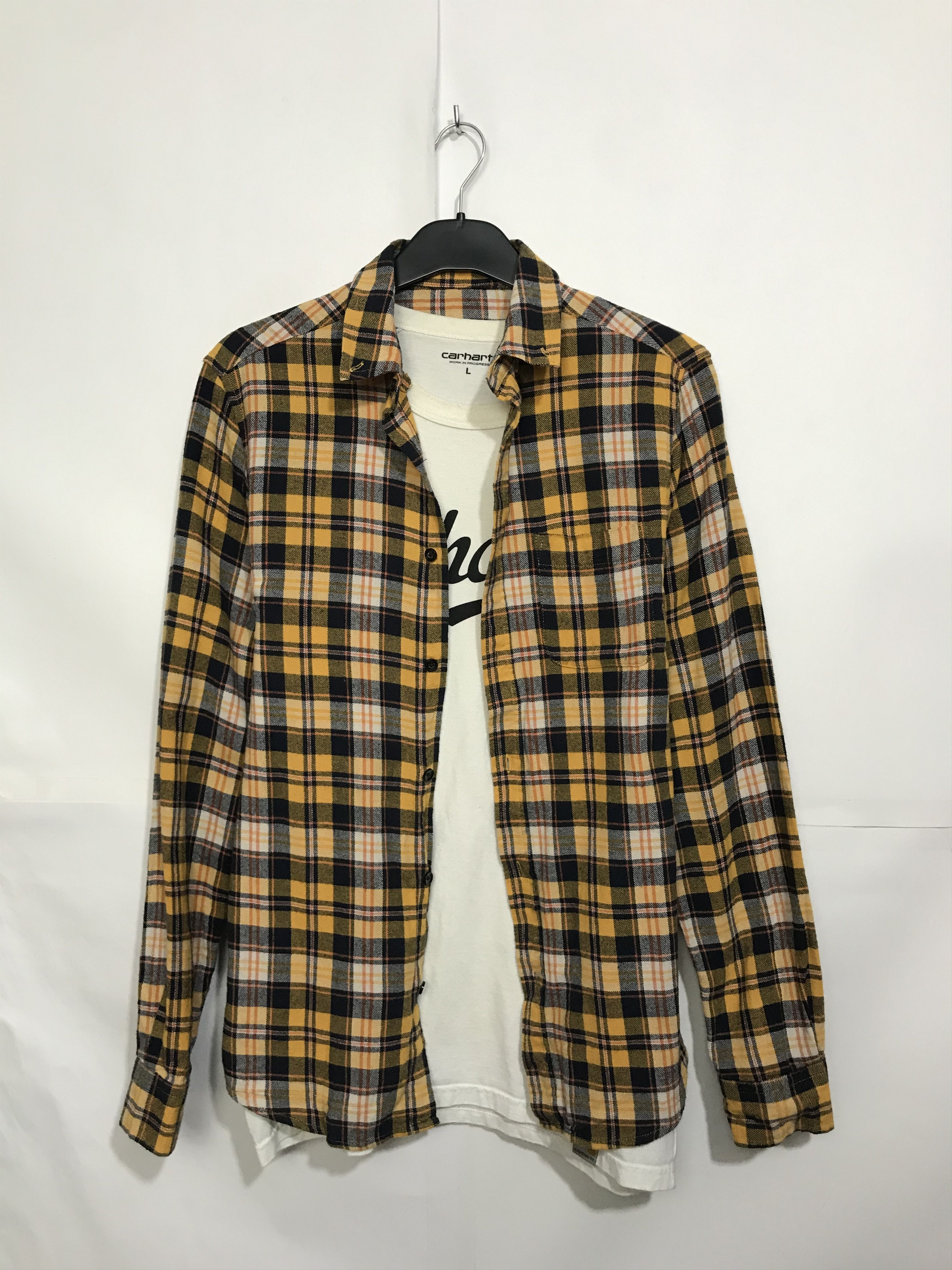 Flannel Vintage Flannel Plaid Shirt Travis style Size US M / EU 48-50 / 2 - 1 Thumbnail