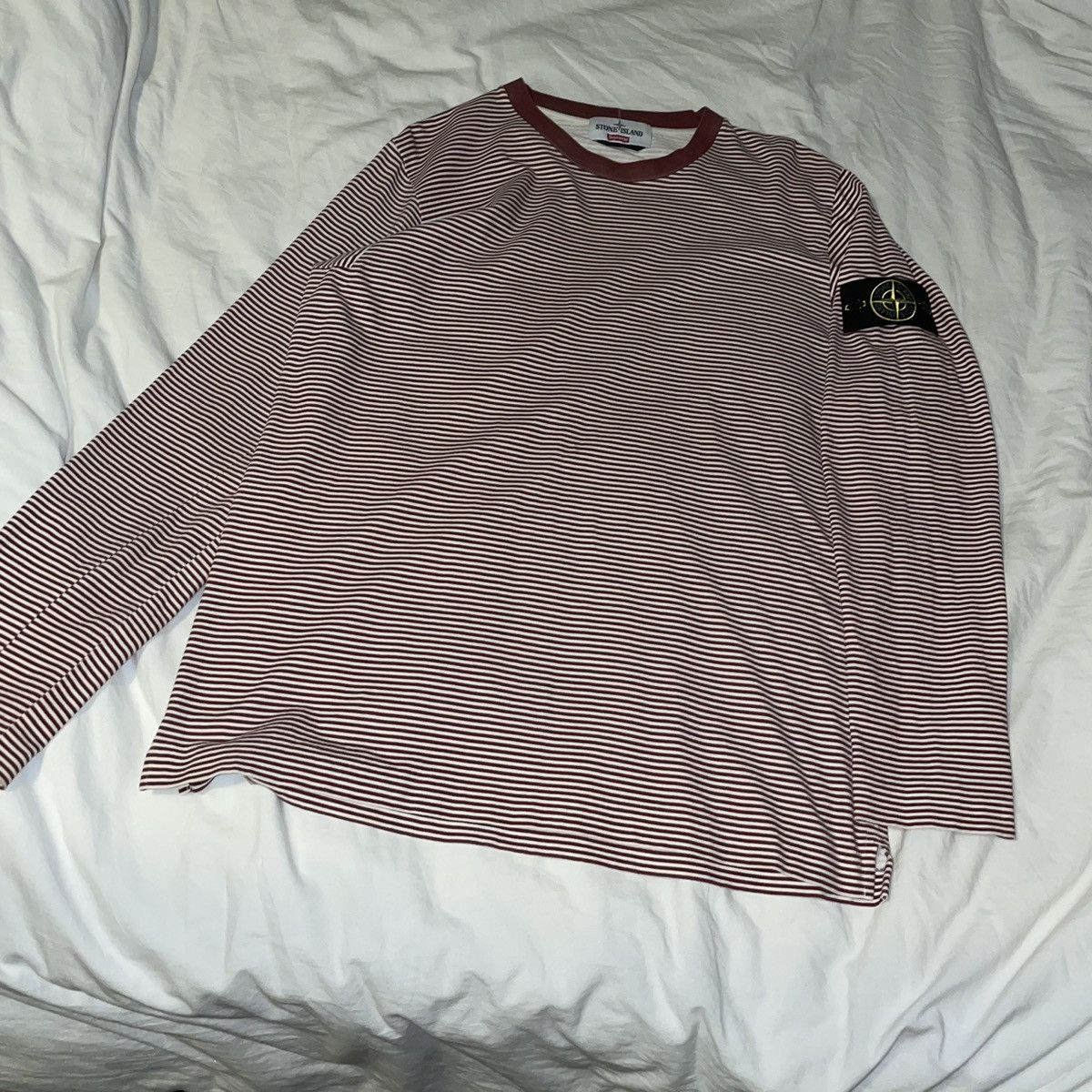 Stone Island × Supreme Supreme x Stone Island Striped Longsleeve Size US M / EU 48-50 / 2 - 3 Thumbnail
