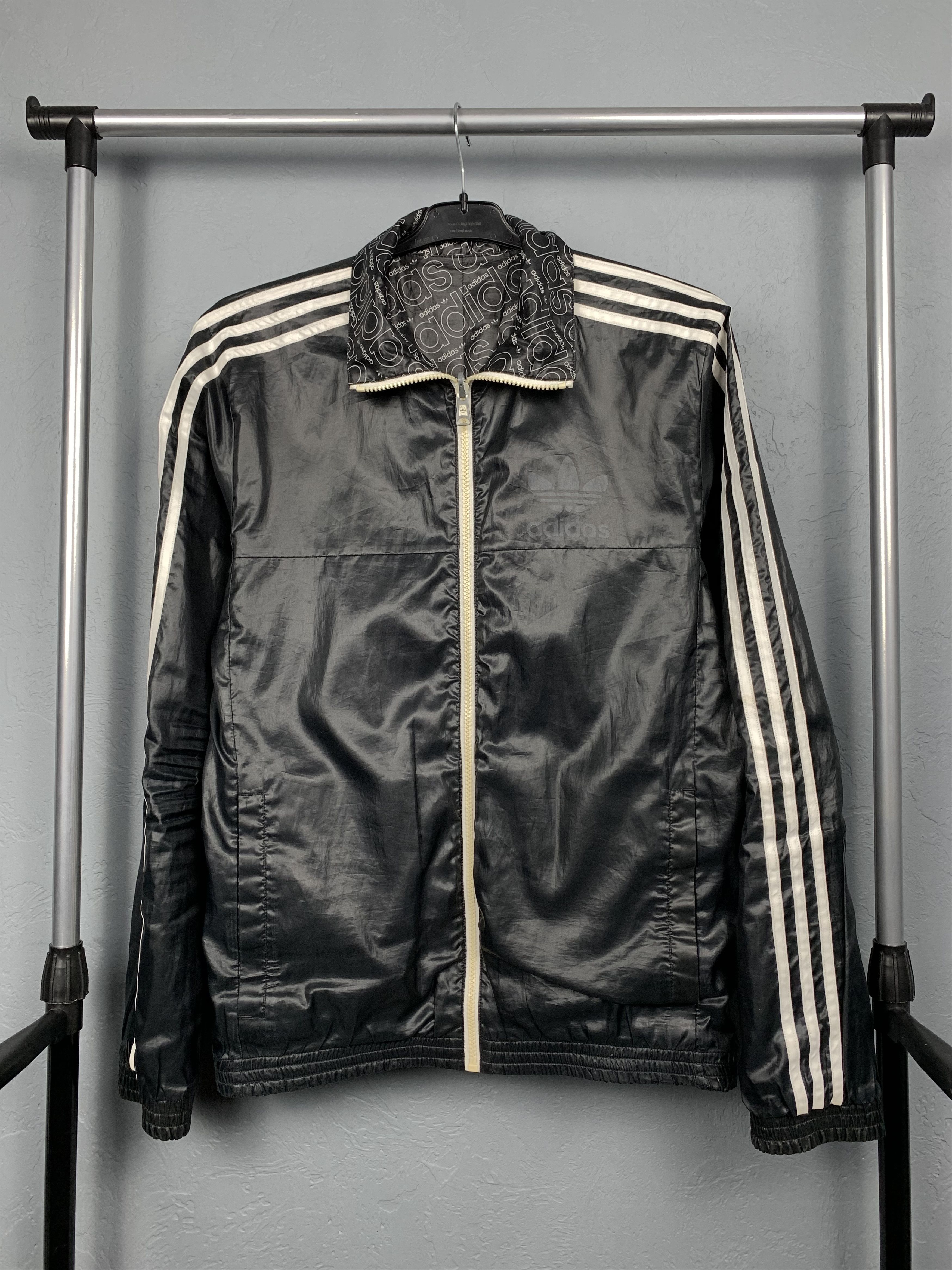 Adidas Adidas Vintage Mens Monogram Reversible Jacket Size US S / EU 44-46 / 1 - 7 Thumbnail