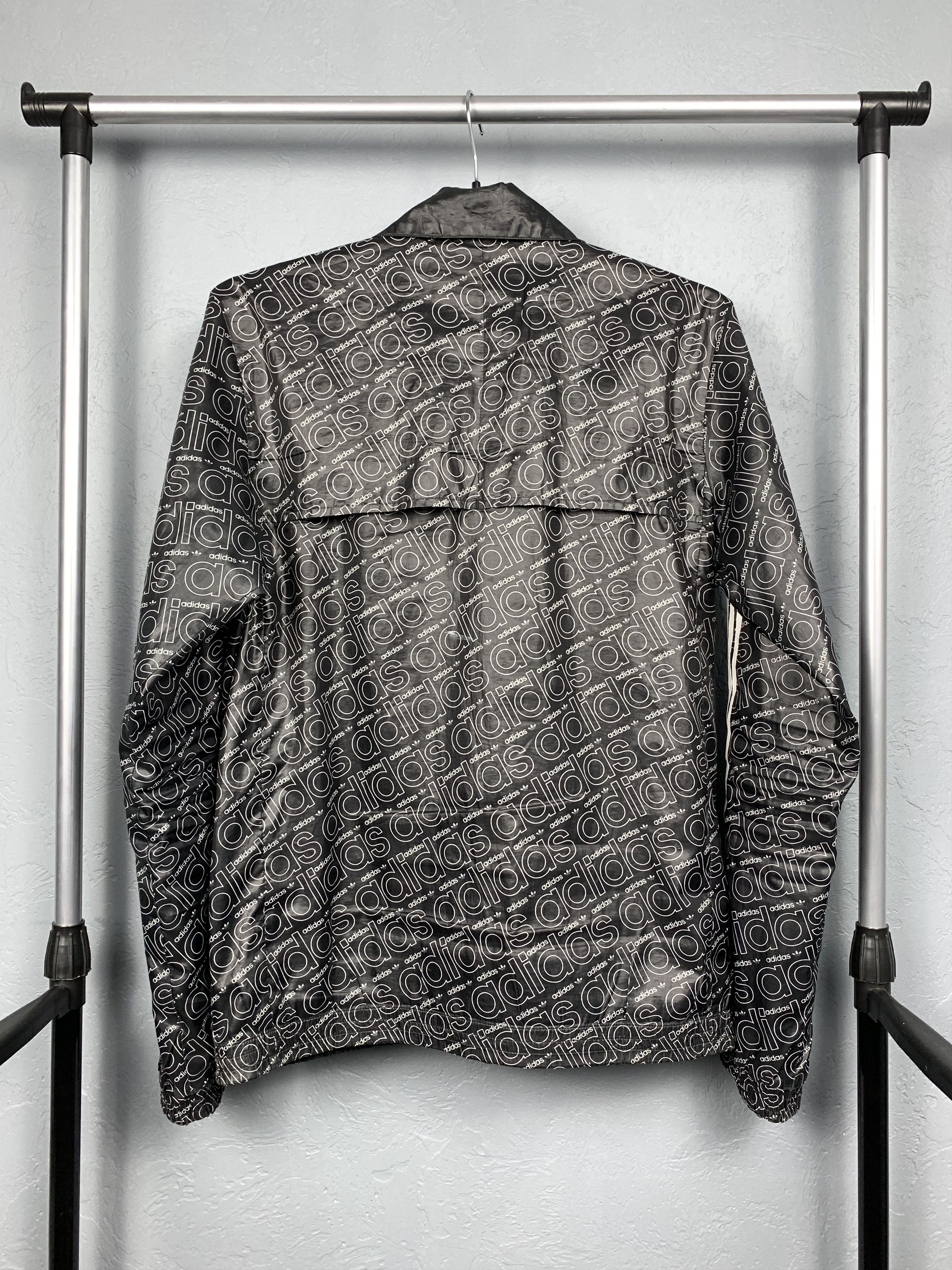 Adidas Adidas Vintage Mens Monogram Reversible Jacket Size US S / EU 44-46 / 1 - 4 Thumbnail
