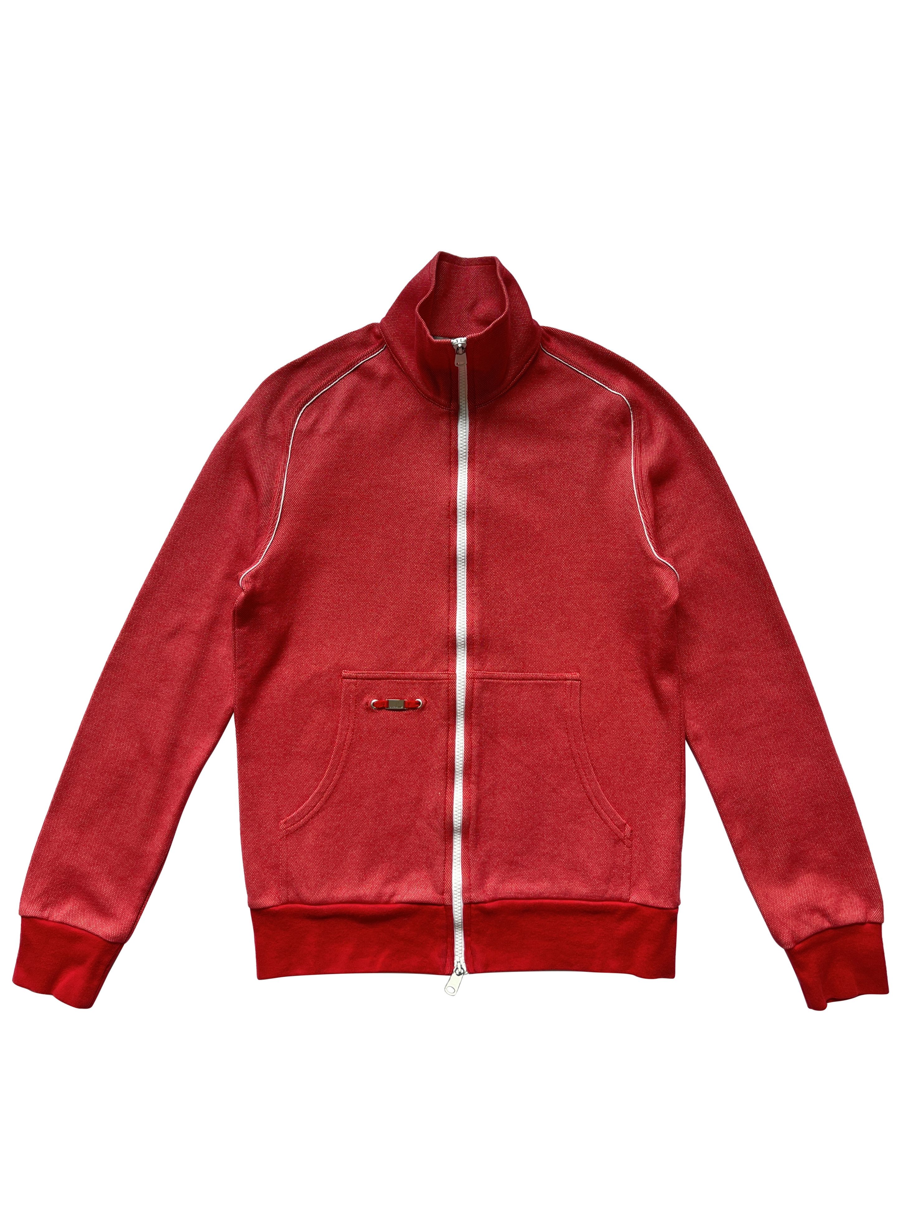 Dior Dior Red Zip Up Sweatshirt Kris Van Assche Size US M / EU 48-50 / 2 - 1 Thumbnail