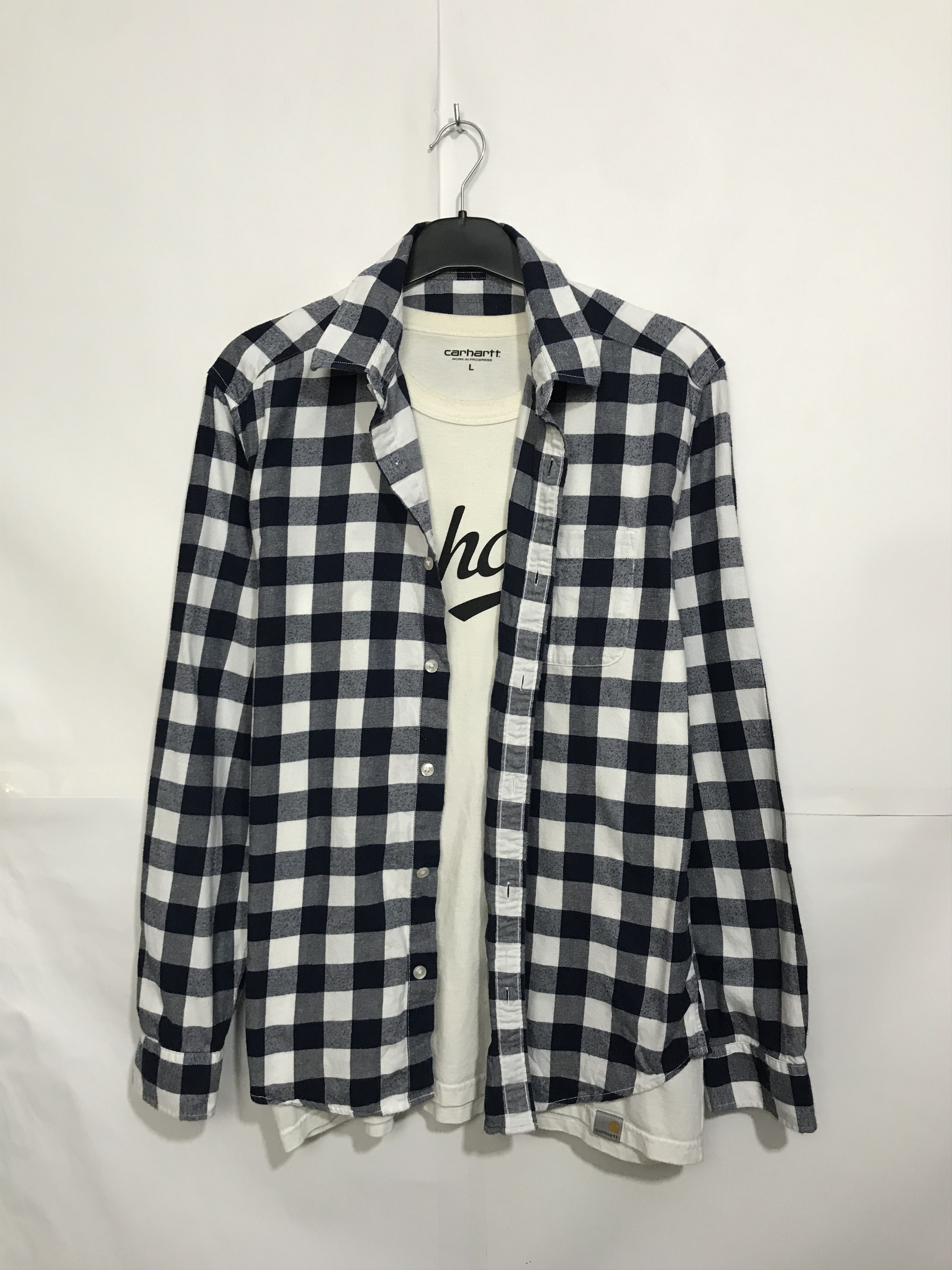 Flannel Vintage Flannel Plaid Shirt Travis style Size US M / EU 48-50 / 2 - 1 Thumbnail