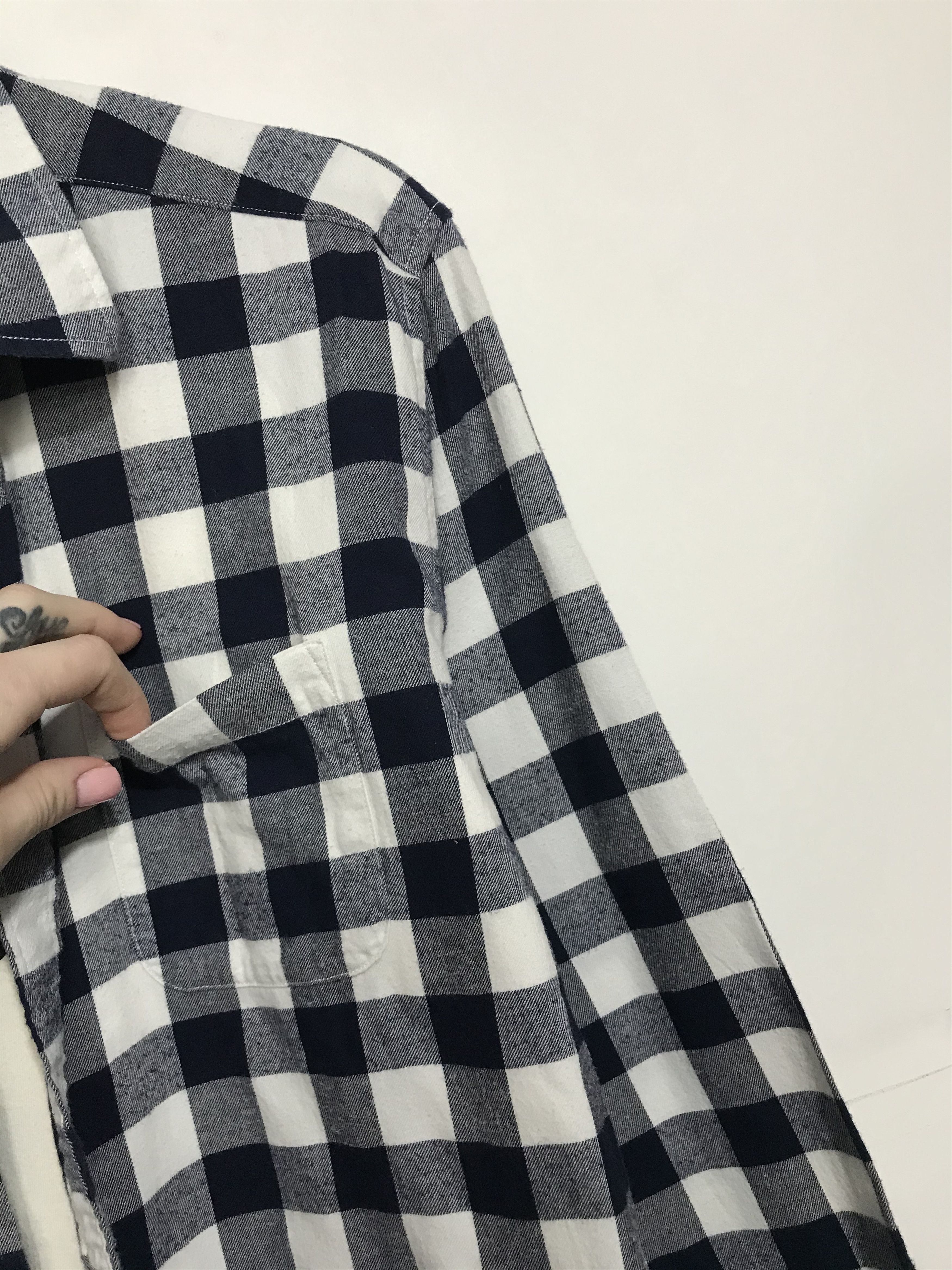 Flannel Vintage Flannel Plaid Shirt Travis style Size US M / EU 48-50 / 2 - 3 Thumbnail