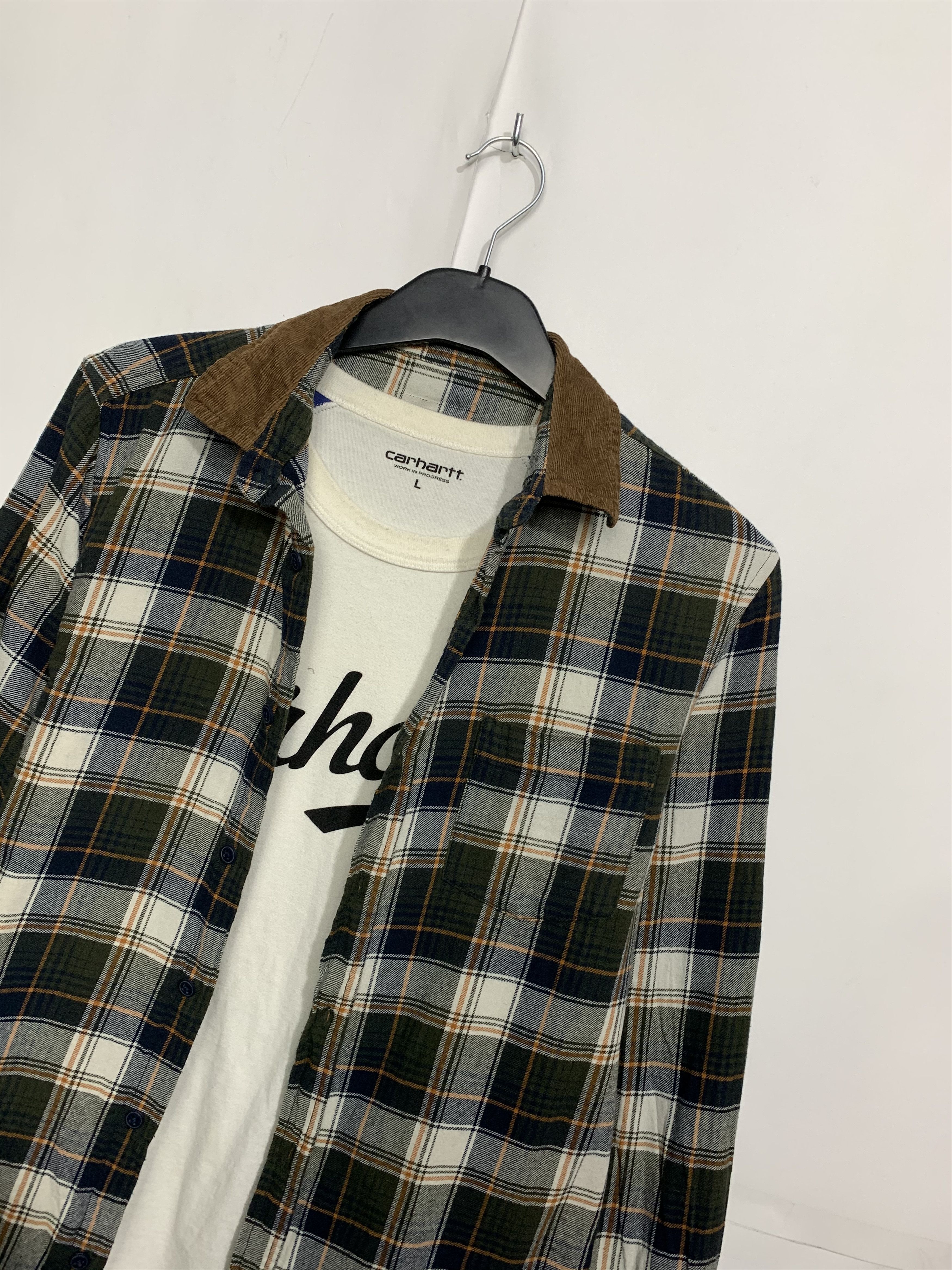 Flannel Vintage Flannel Plaid Shirt Travis style Size US S / EU 44-46 / 1 - 2 Thumbnail