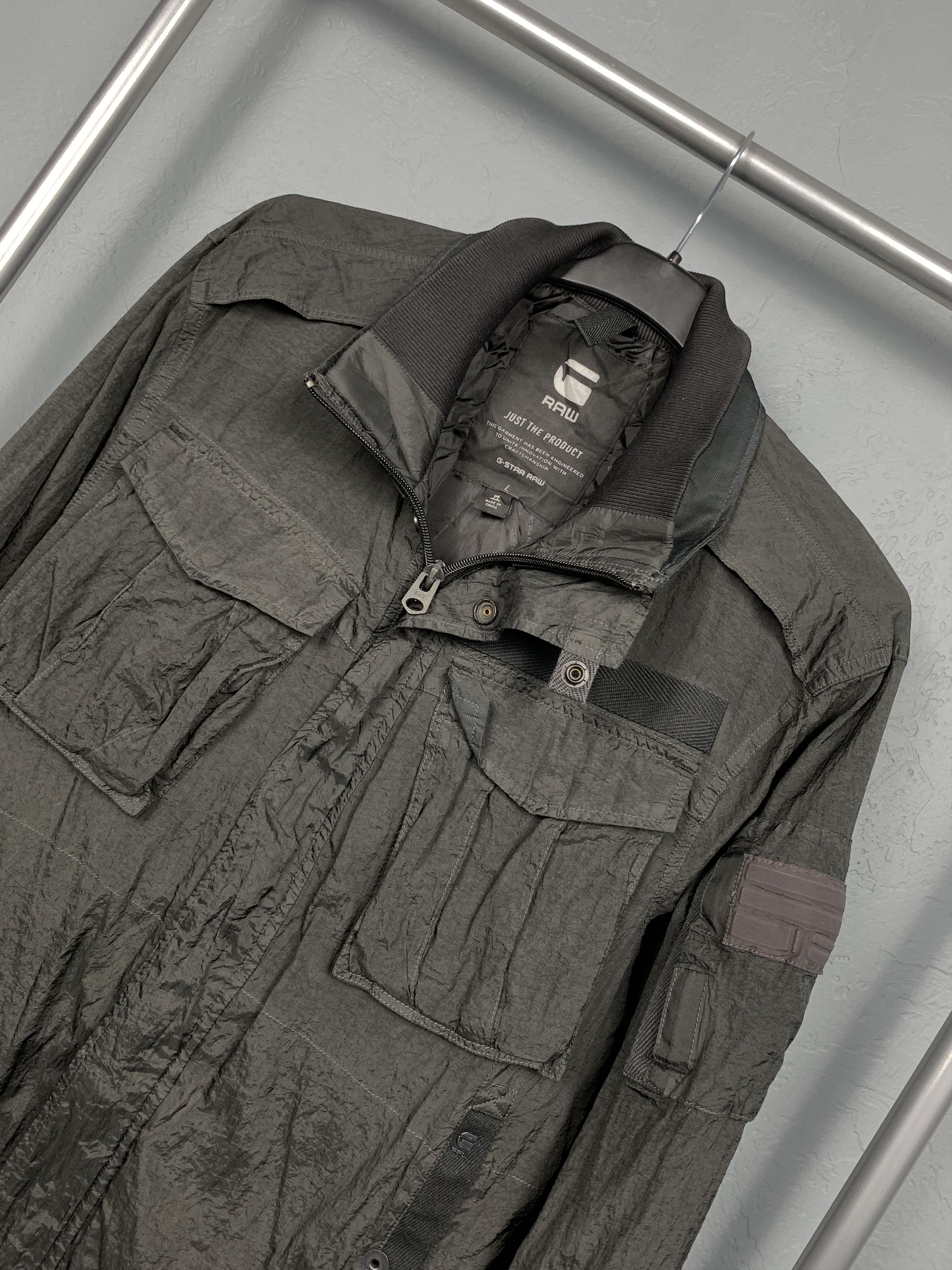 G-Star G Star Raw Multipocket Nylon Mens Jacket Size US L / EU 52-54 / 3 - 2 Thumbnail