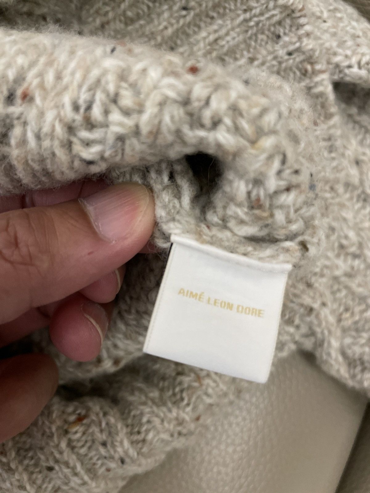 Aime Leon Dore × Woolrich Woolen Mills ALD / Woolrich Cablelink Sheep Sweater - L Size US L / EU 52-54 / 3 - 5 Thumbnail