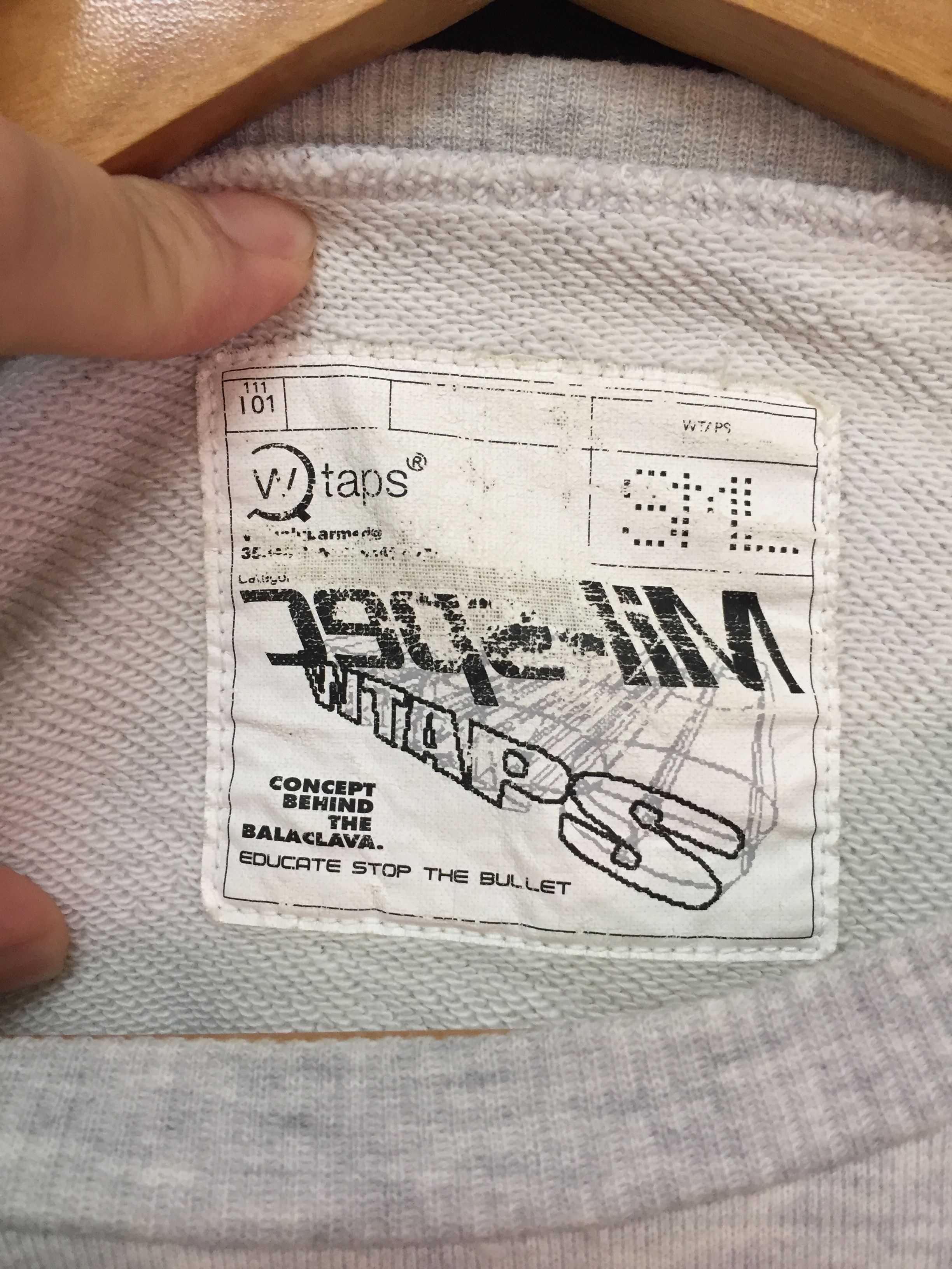 Wtaps AW2000 WTAPS ARMY sweatshirt Size US XS / EU 42 / 0 - 11 Thumbnail