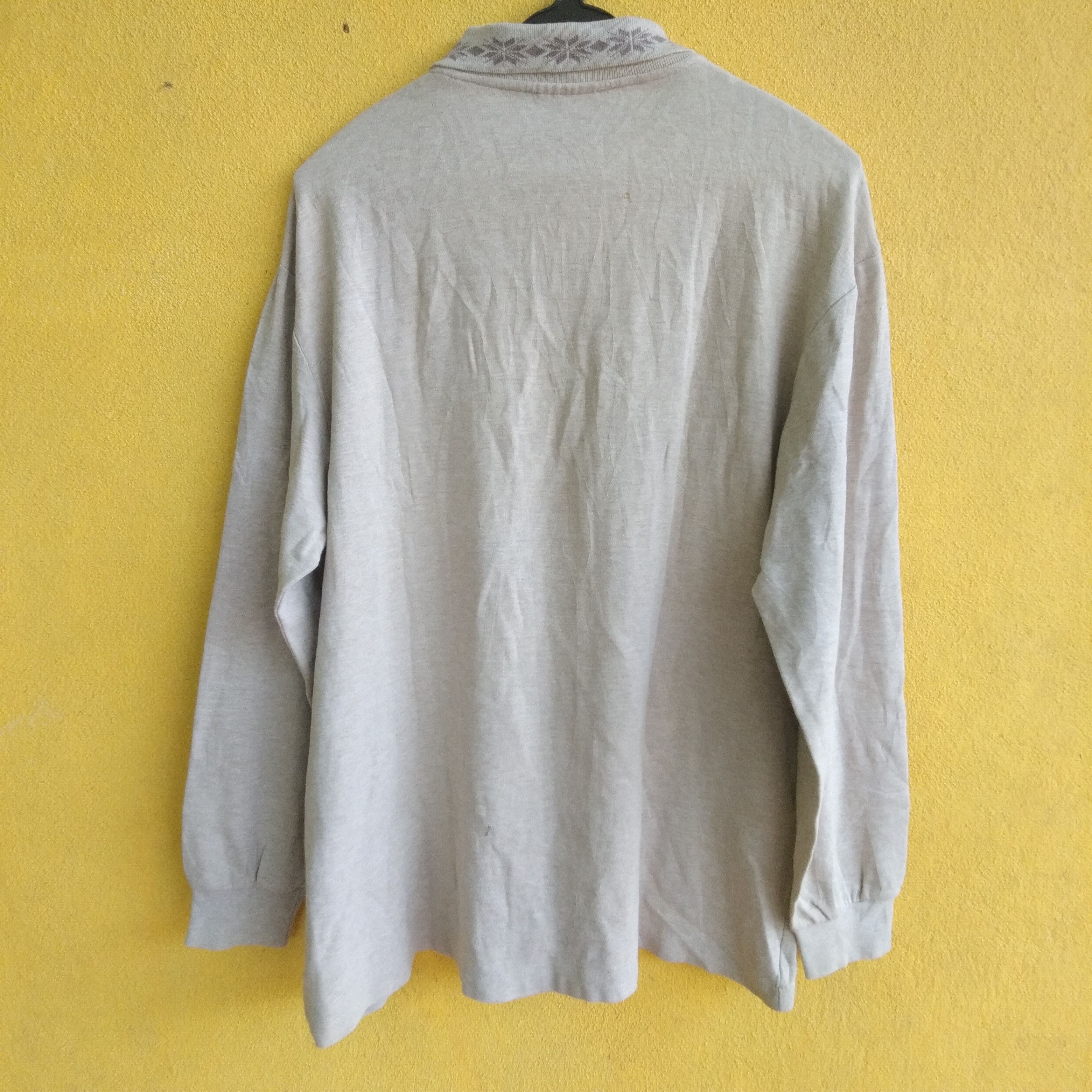 Lacoste × Vintage Vintage Long Sleeve Lacoste Polo Size US L / EU 52-54 / 3 - 3 Thumbnail