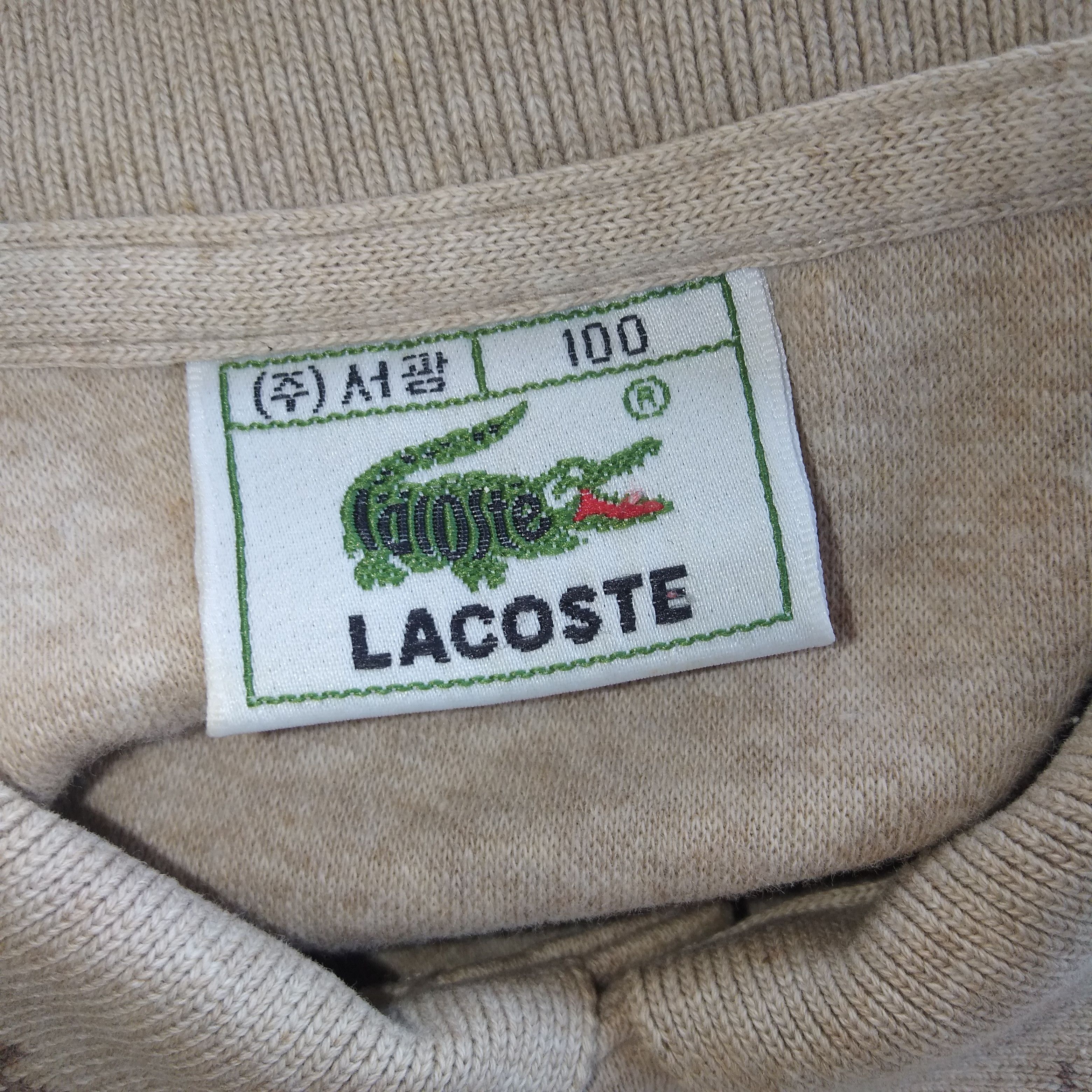 Lacoste × Vintage Vintage Long Sleeve Lacoste Polo Size US L / EU 52-54 / 3 - 5 Thumbnail