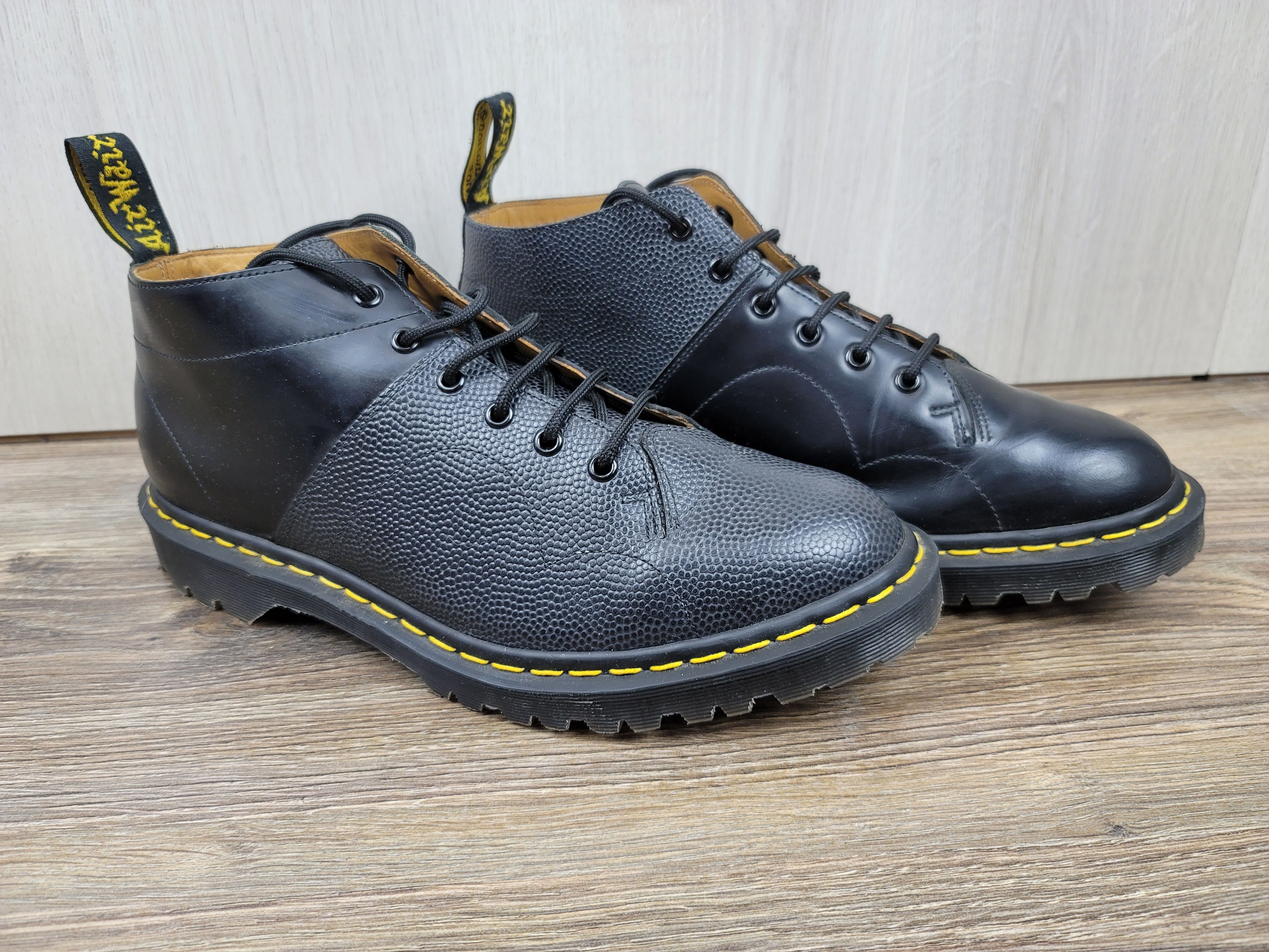 image of Dr Martens x Engineered Garments Dr.martens X Engineered Garments Mismatched Monkey Boots in Black 