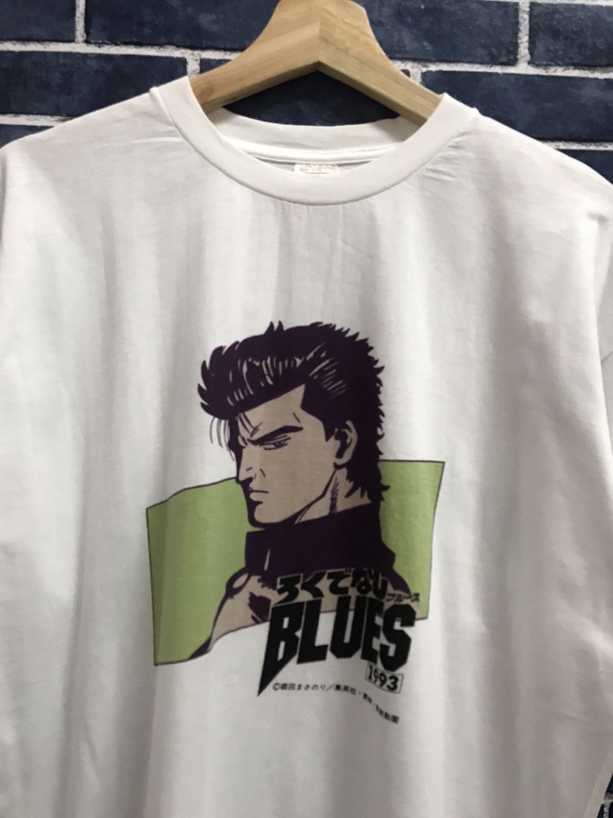 Cartoon Network × Japanese Brand × Vintage Vintage 90’s Rokudenashi Blues 1993 Anime Tshirt Size US M / EU 48-50 / 2 - 4 Thumbnail