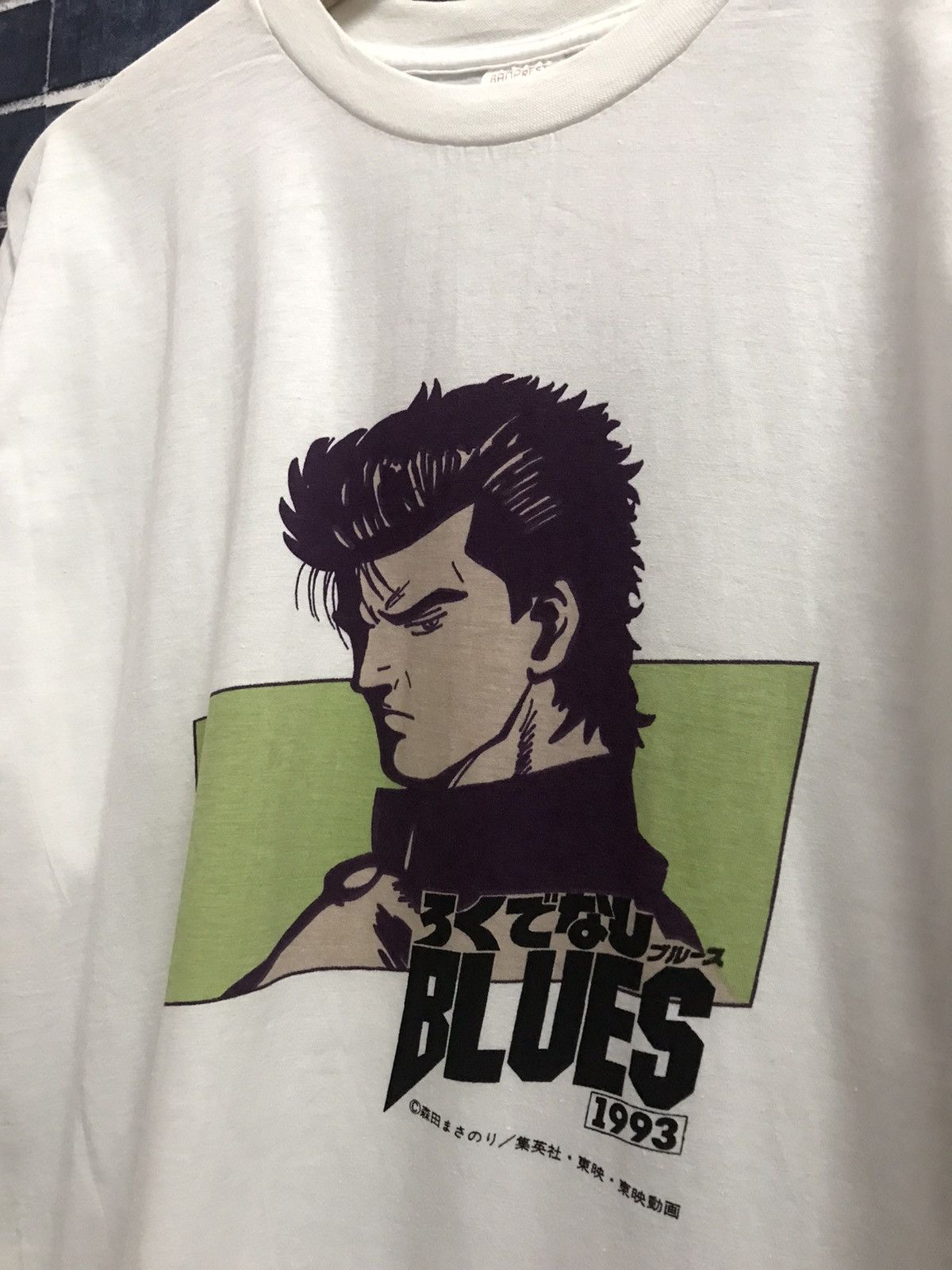 Cartoon Network × Japanese Brand × Vintage Vintage 90’s Rokudenashi Blues 1993 Anime Tshirt Size US M / EU 48-50 / 2 - 5 Thumbnail