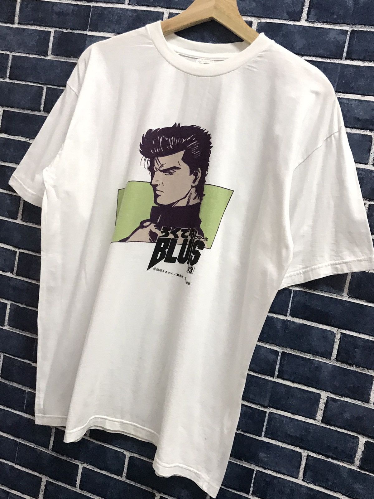 Cartoon Network × Japanese Brand × Vintage Vintage 90’s Rokudenashi Blues 1993 Anime Tshirt Size US M / EU 48-50 / 2 - 2 Thumbnail