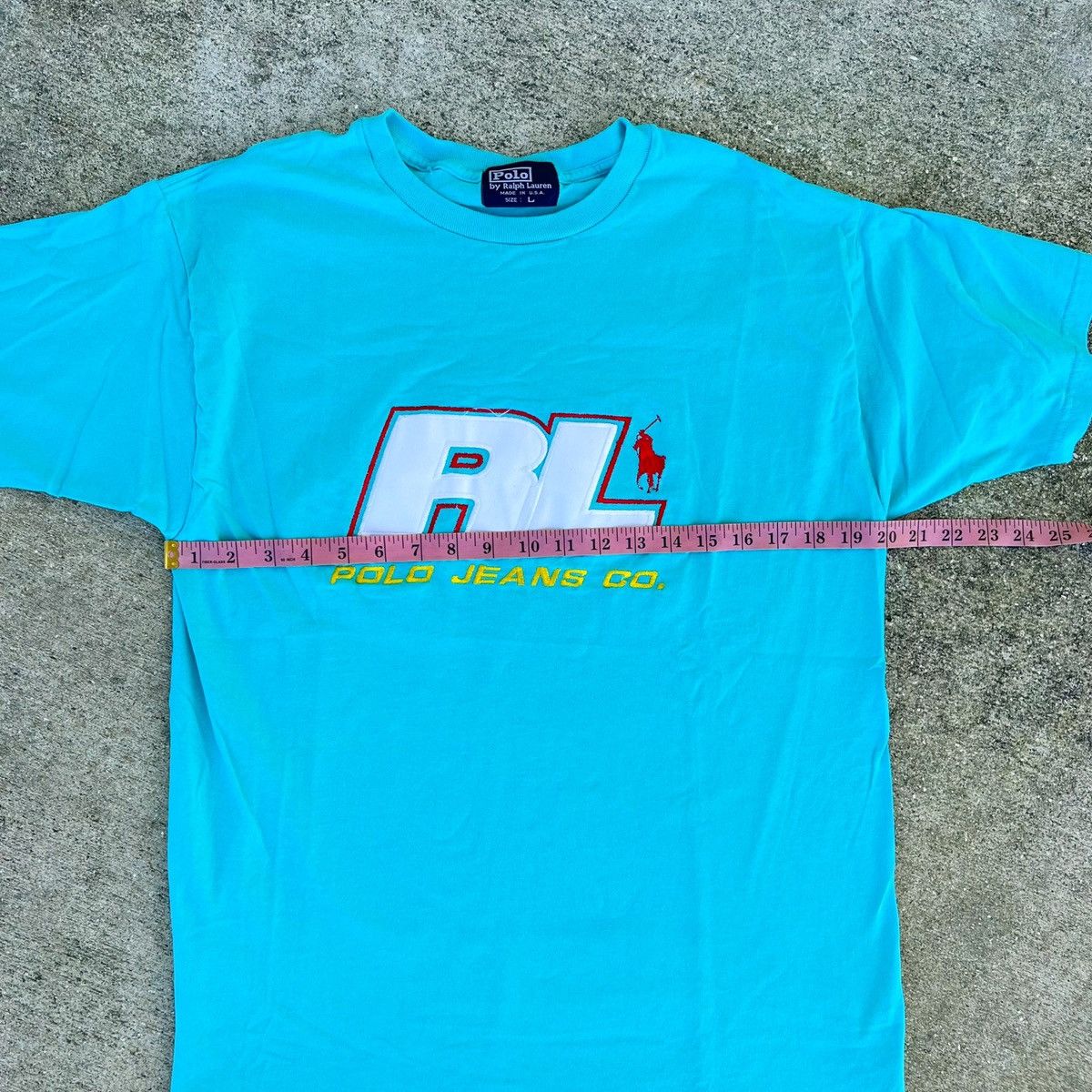 Polo Ralph Lauren × Vintage Vintage Rare Polo Ralph Lauren Embroidered Tee Size US L / EU 52-54 / 3 - 5 Thumbnail