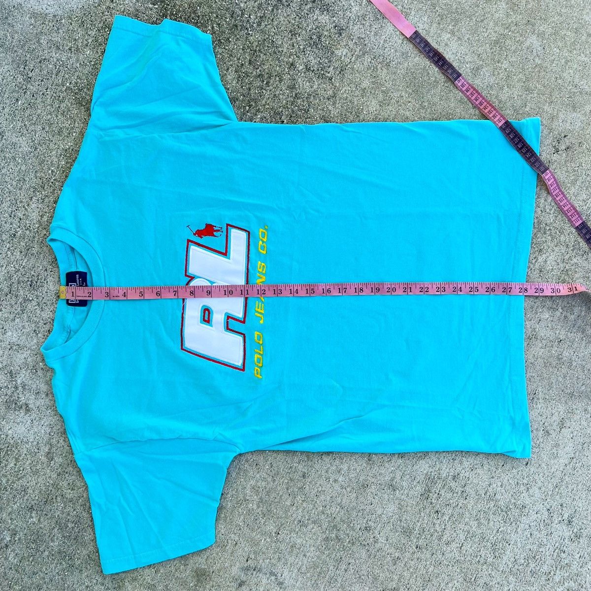Polo Ralph Lauren × Vintage Vintage Rare Polo Ralph Lauren Embroidered Tee Size US L / EU 52-54 / 3 - 6 Thumbnail