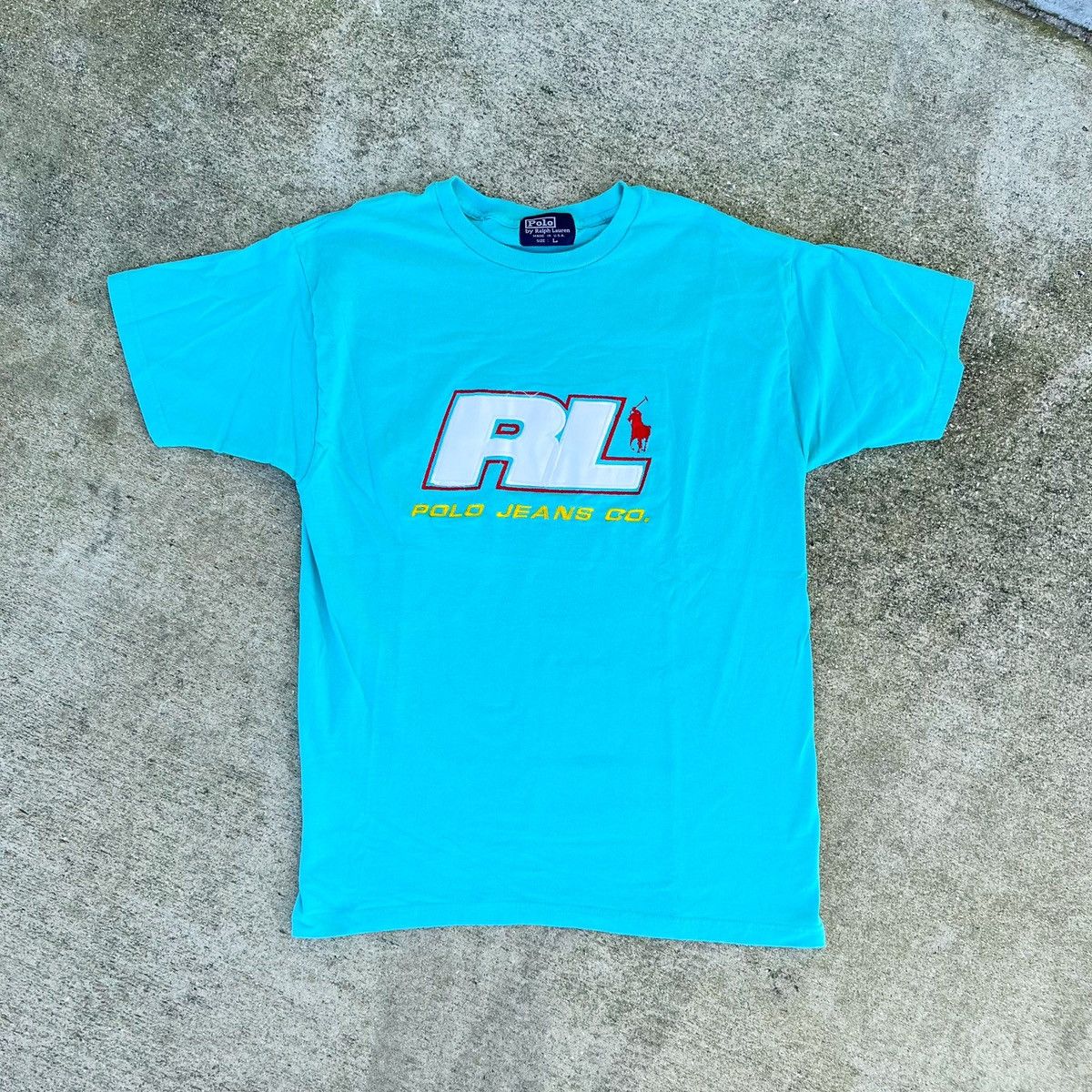 Polo Ralph Lauren × Vintage Vintage Rare Polo Ralph Lauren Embroidered Tee Size US L / EU 52-54 / 3 - 1 Thumbnail