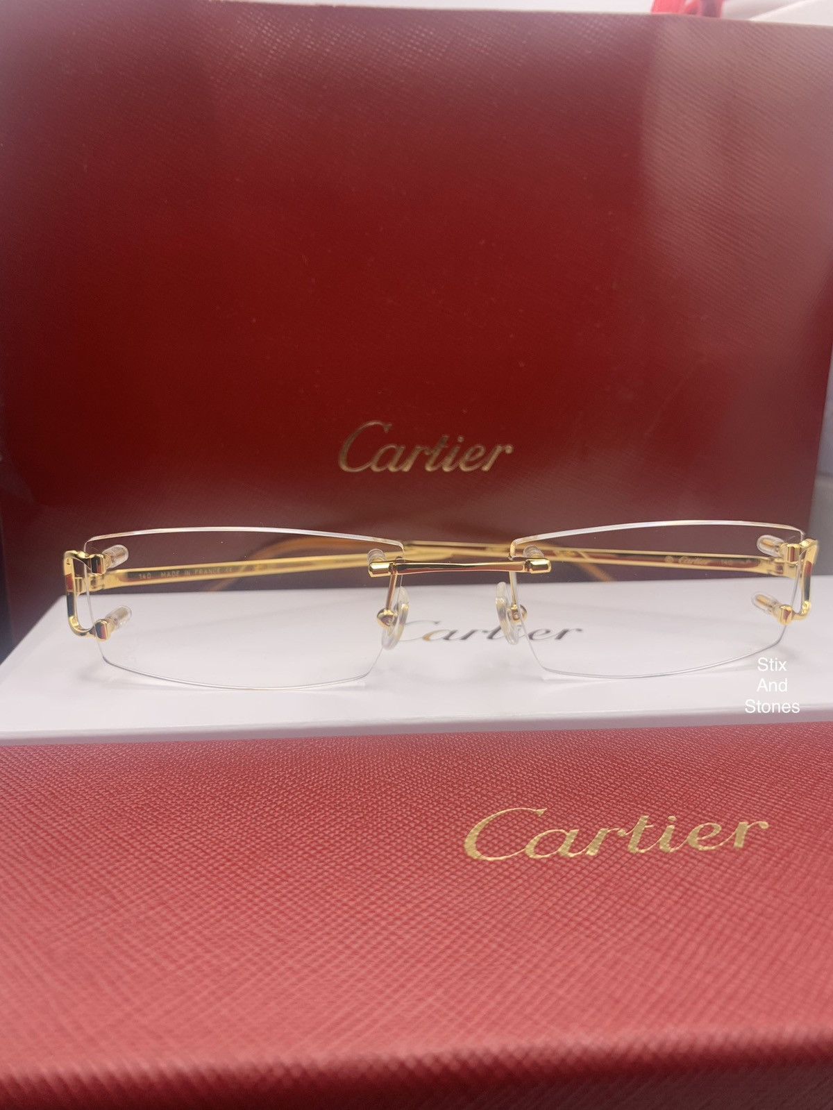 Cartier Cartier Big C Eyeglasses Size ONE SIZE - 3 Thumbnail