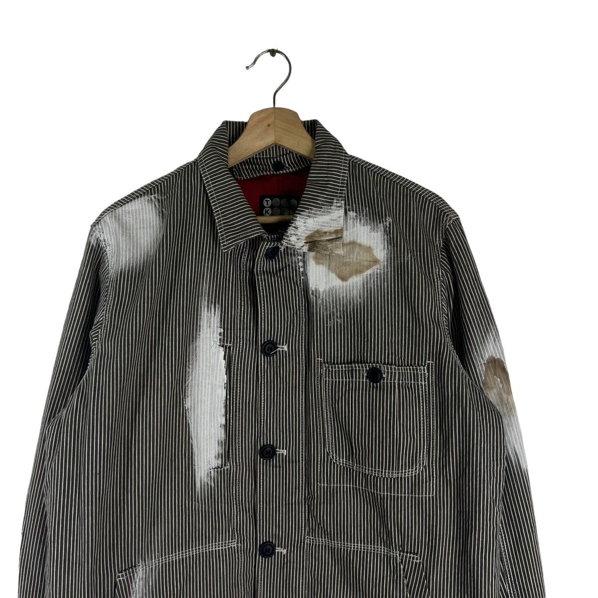 Japanese Brand VINTAGE HIKORY CHORE JACKET TAKEO KIKUCHI ISSEY MIYAKE STYLE Size US M / EU 48-50 / 2 - 3 Thumbnail