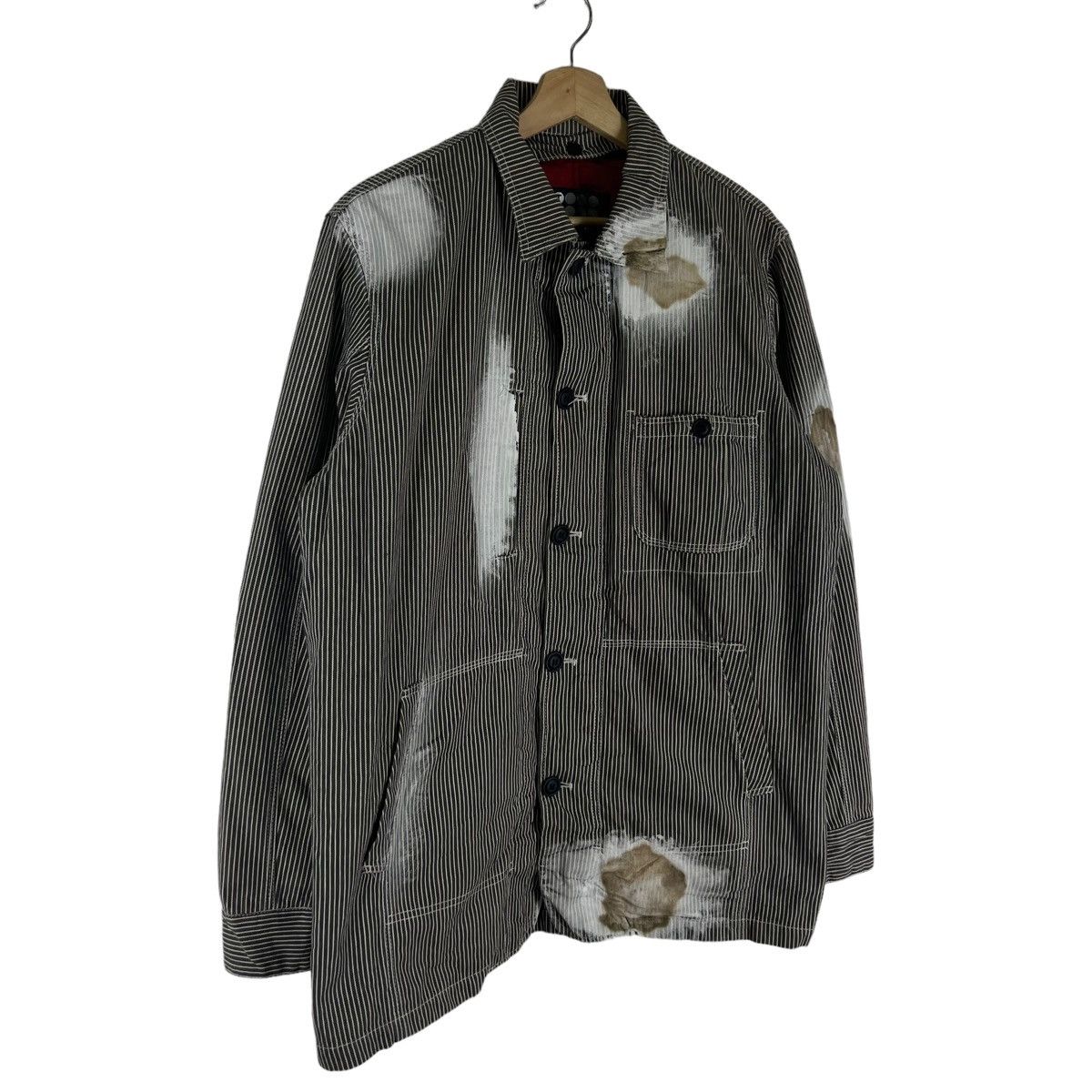Japanese Brand VINTAGE HIKORY CHORE JACKET TAKEO KIKUCHI ISSEY MIYAKE STYLE Size US M / EU 48-50 / 2 - 2 Thumbnail