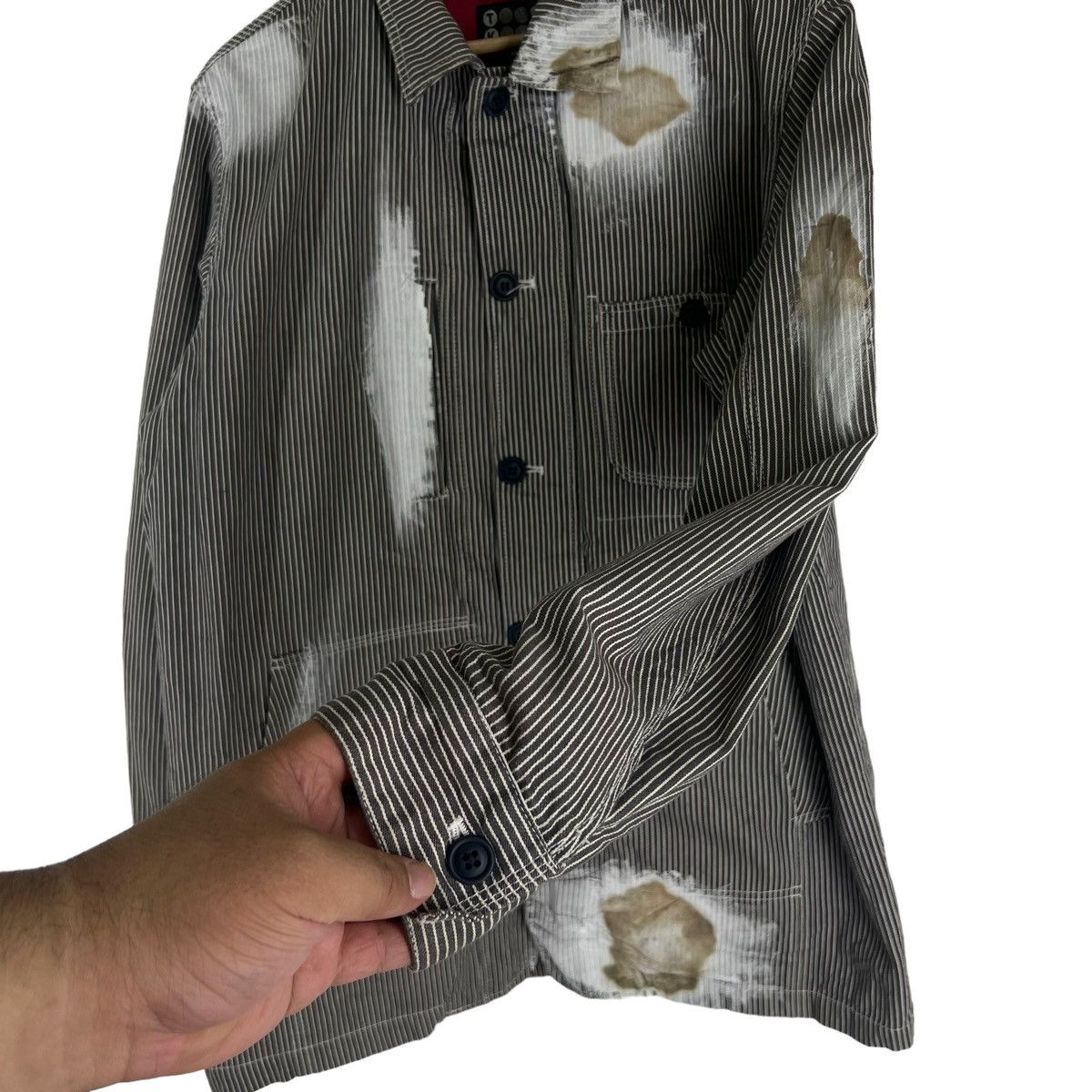 Japanese Brand VINTAGE HIKORY CHORE JACKET TAKEO KIKUCHI ISSEY MIYAKE STYLE Size US M / EU 48-50 / 2 - 6 Thumbnail