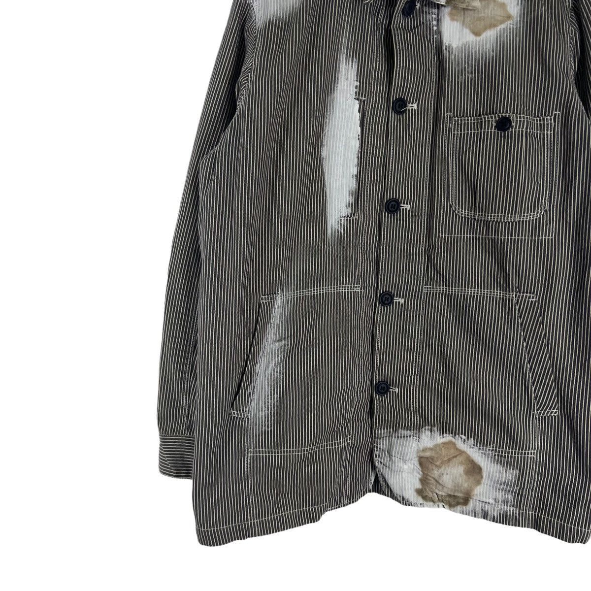 Japanese Brand VINTAGE HIKORY CHORE JACKET TAKEO KIKUCHI ISSEY MIYAKE STYLE Size US M / EU 48-50 / 2 - 4 Thumbnail