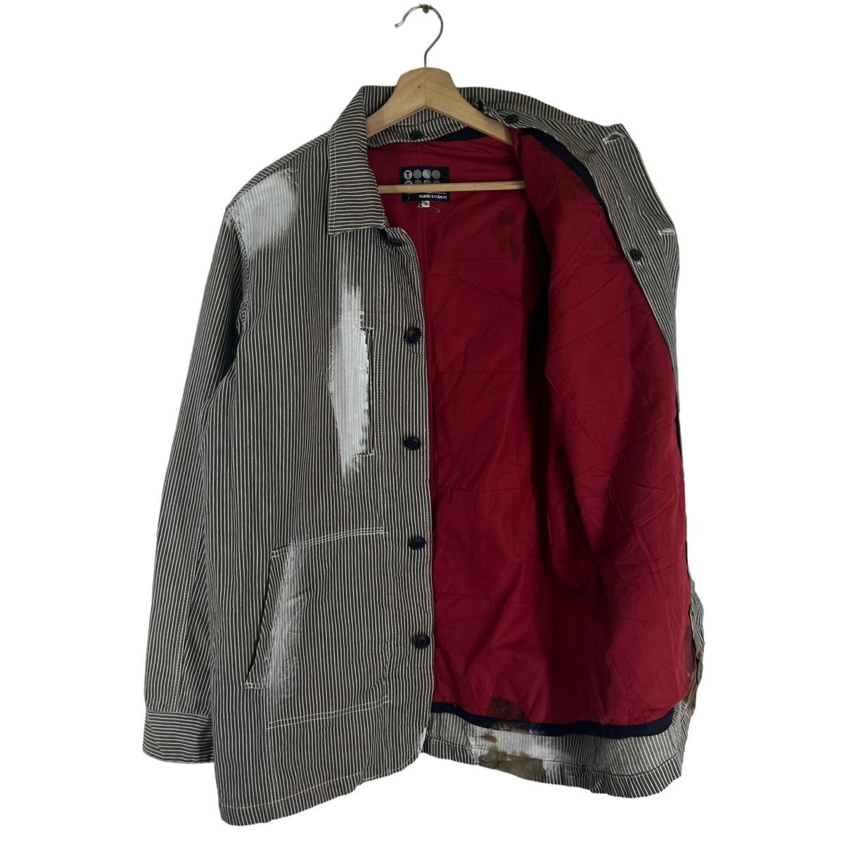 Japanese Brand VINTAGE HIKORY CHORE JACKET TAKEO KIKUCHI ISSEY MIYAKE STYLE Size US M / EU 48-50 / 2 - 8 Thumbnail