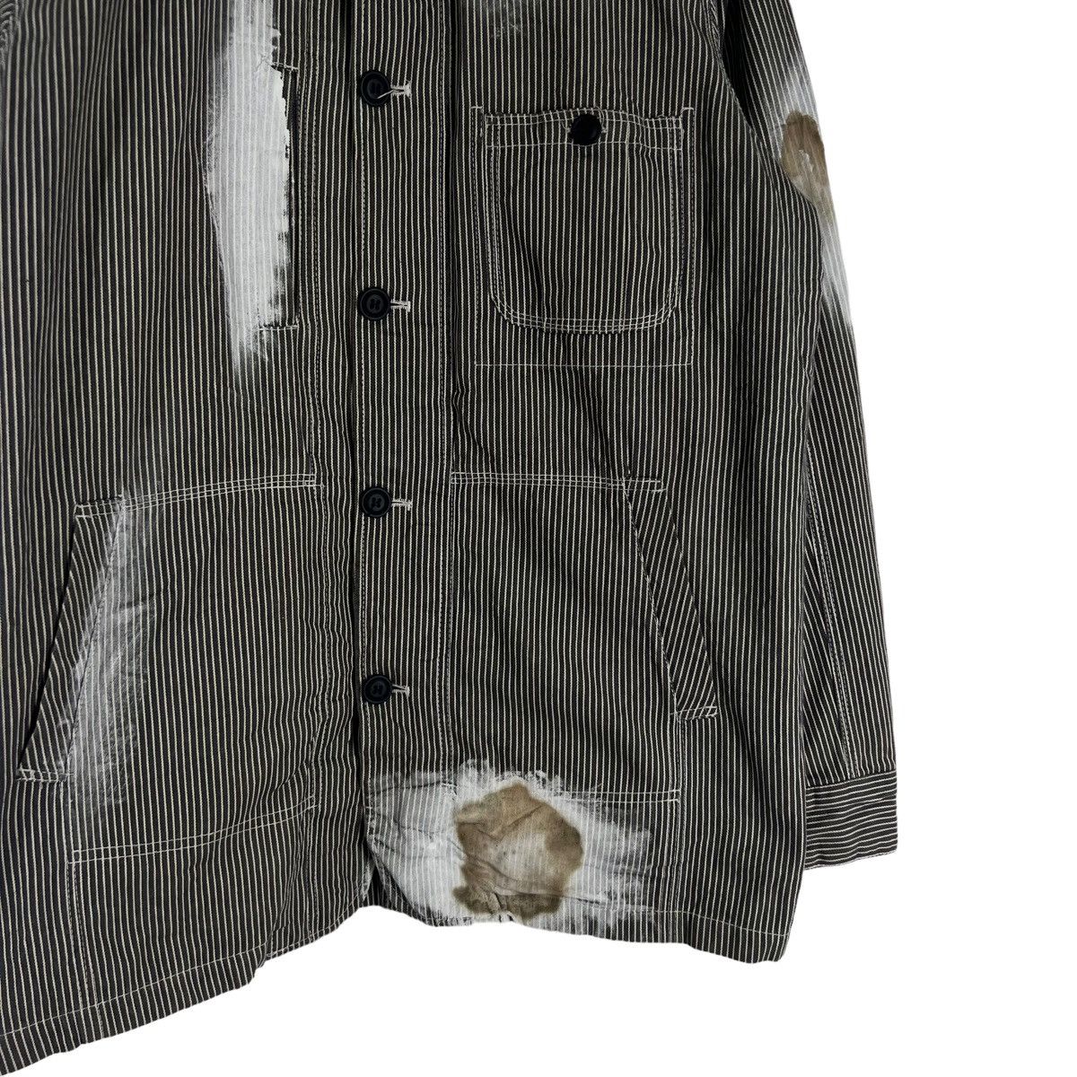 Japanese Brand VINTAGE HIKORY CHORE JACKET TAKEO KIKUCHI ISSEY MIYAKE STYLE Size US M / EU 48-50 / 2 - 5 Thumbnail