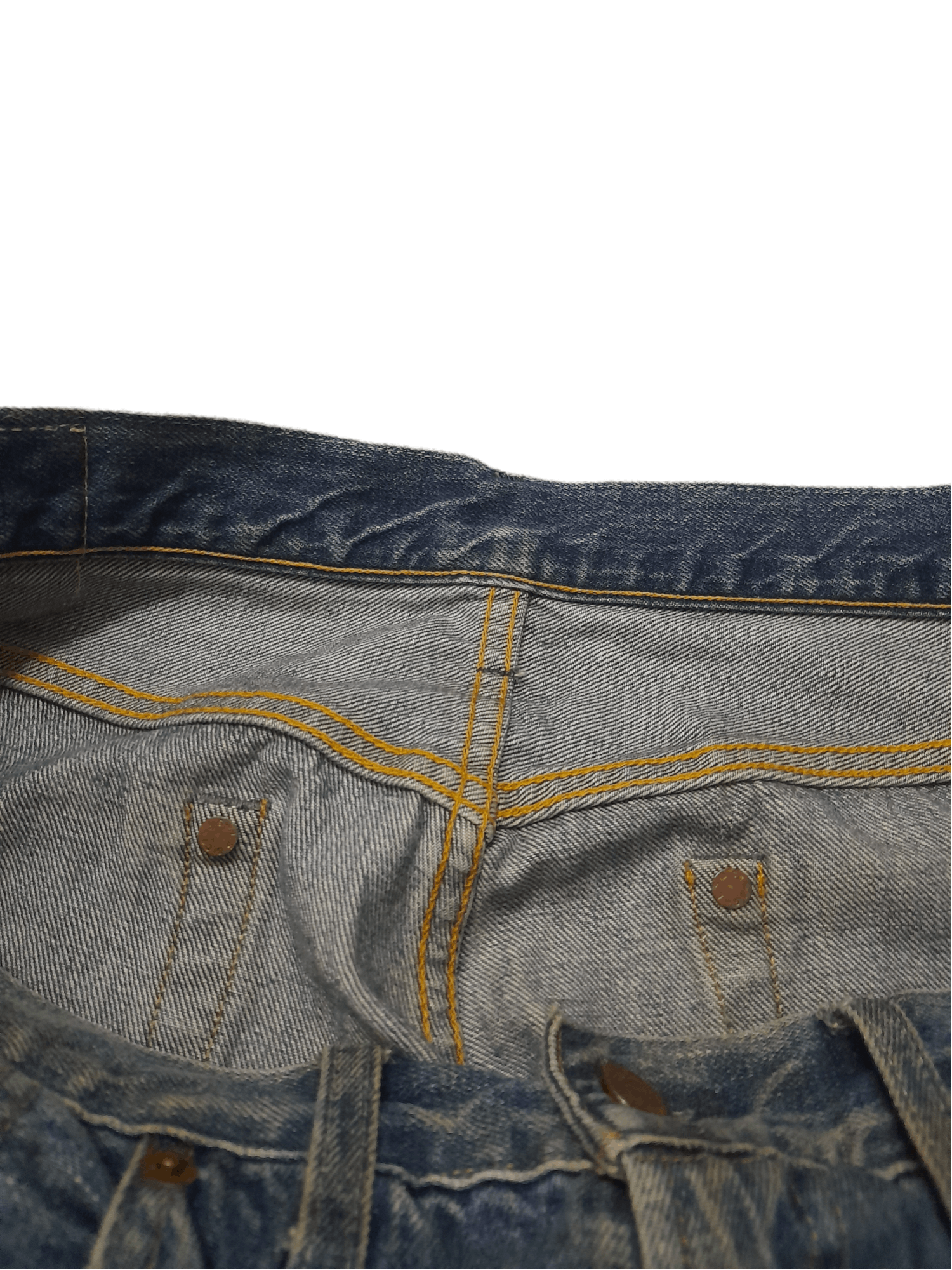 Levi's Levis 501ZXX Big E Hidden Rivets Selvedge Denim (E350) Size US 34 / EU 50 - 10 Thumbnail