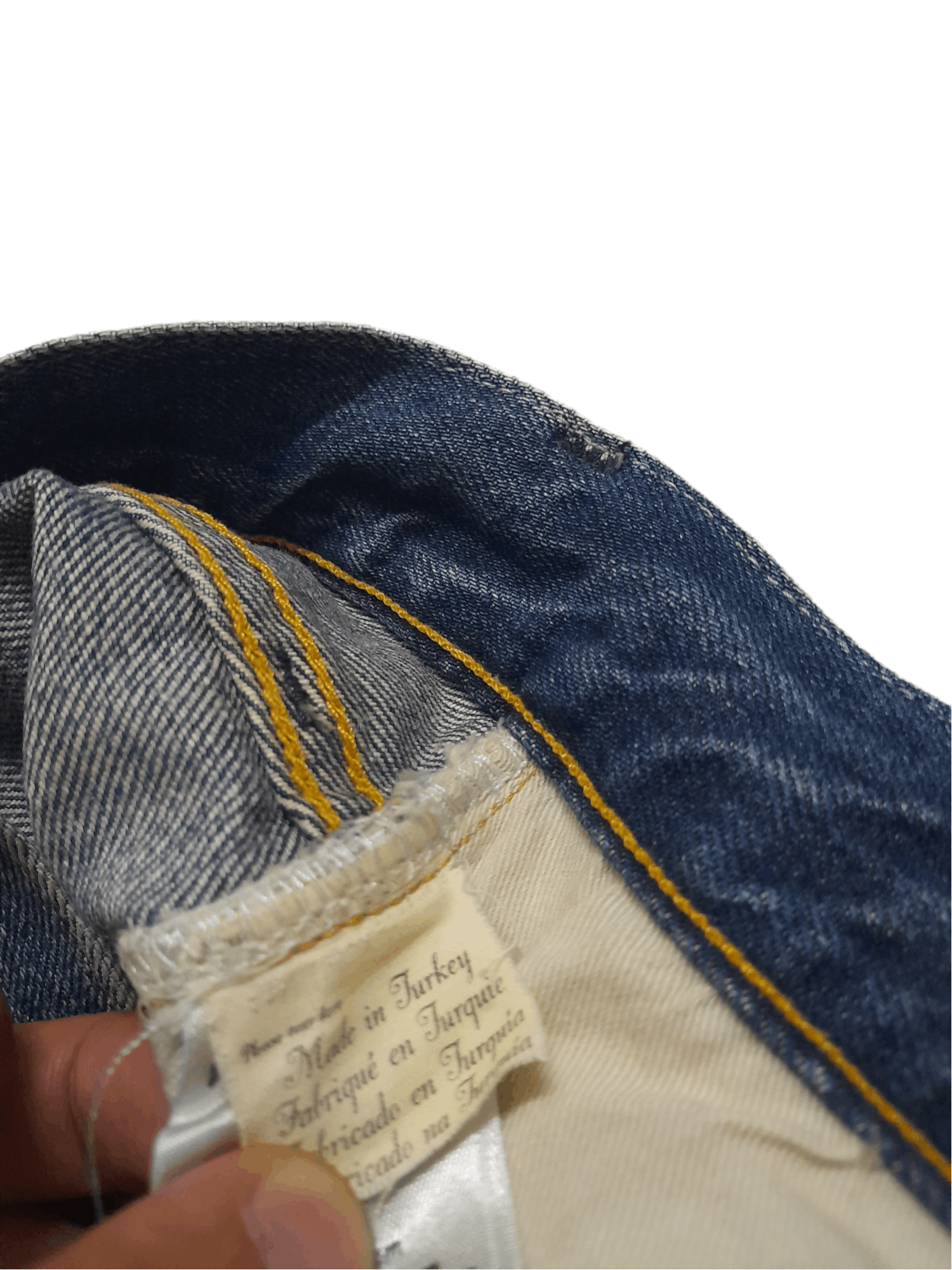 Levi's Levis 501ZXX Big E Hidden Rivets Selvedge Denim (E350) Size US 34 / EU 50 - 11 Thumbnail
