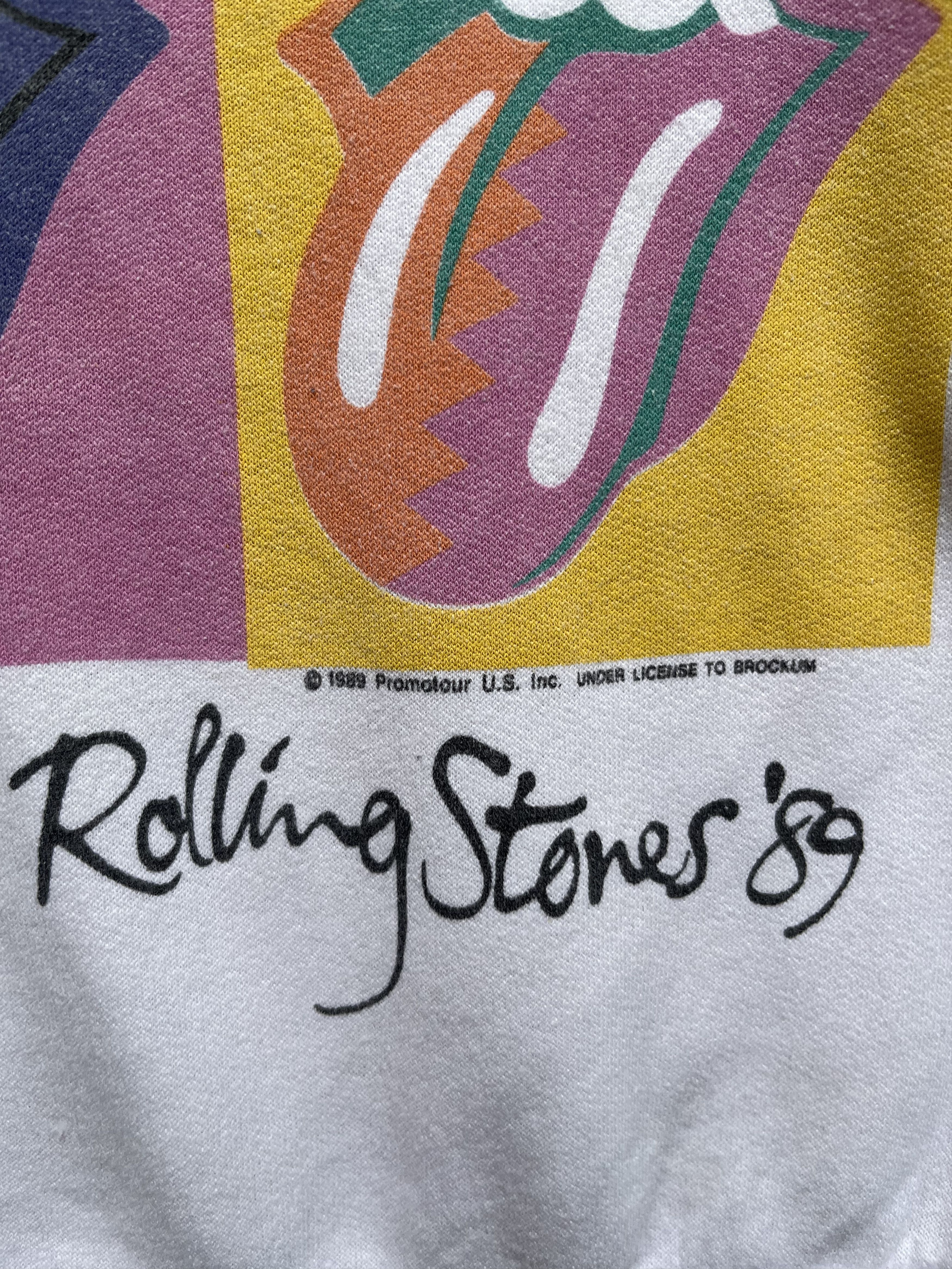 Other Vintage The Rolling Stones 1989 American Tour Sweatshirt Size US L / EU 52-54 / 3 - 4 Thumbnail