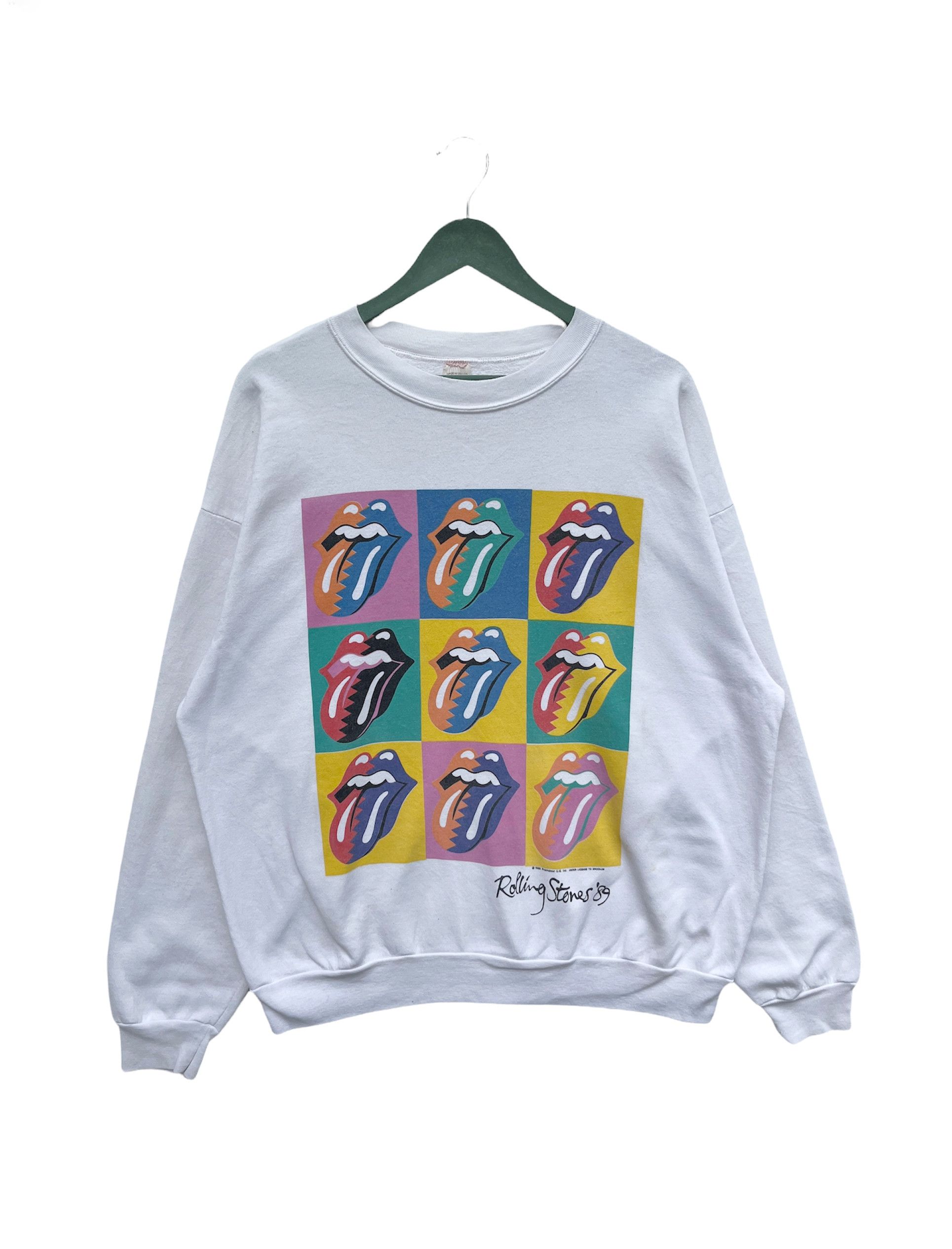 Other Vintage The Rolling Stones 1989 American Tour Sweatshirt Size US L / EU 52-54 / 3 - 1 Thumbnail