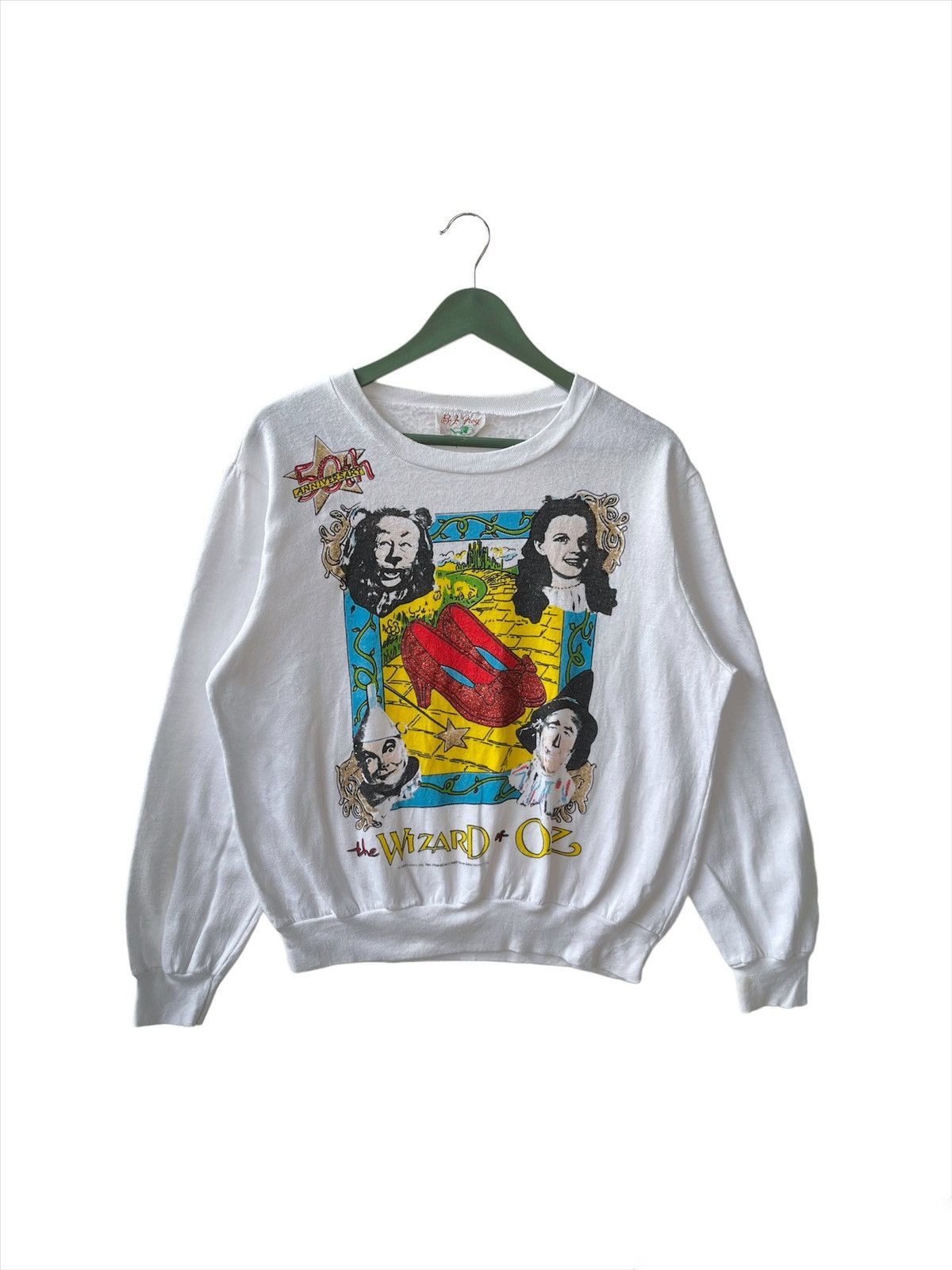 RARE💥1989 50th Anniversary The Wizard Of Oz Crop Sweatshirt