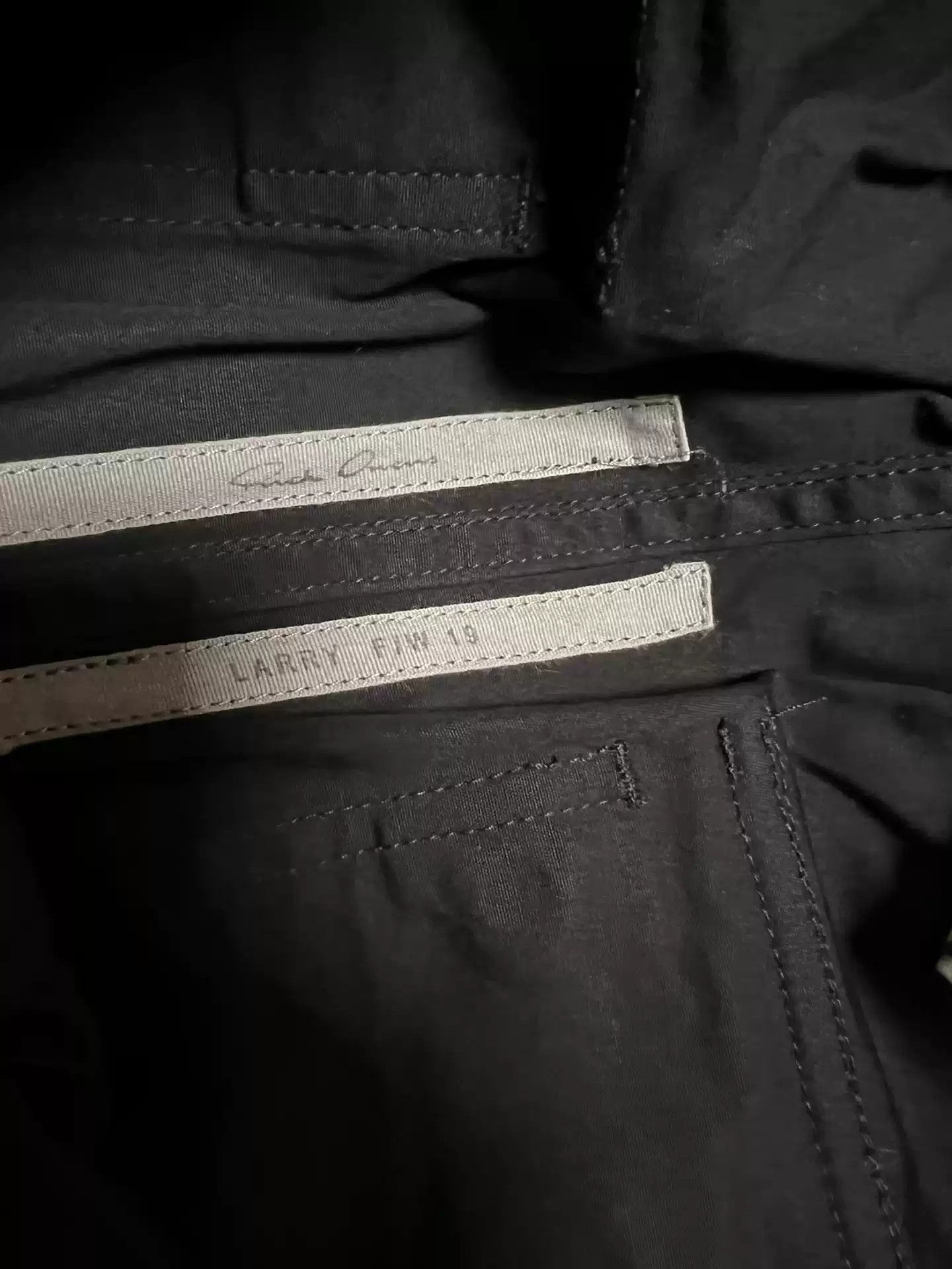 Rick Owens RICK OWENS BLACK MULTI-POCKET PANTS Size US 34 / EU 50 - 4 Thumbnail