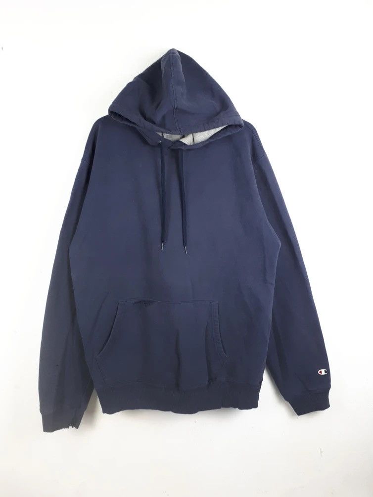 Champion × Japanese Brand × Vintage Vintage Champion Mini Logo Sweatshirt Hoodie Size US XL / EU 56 / 4 - 1 Thumbnail