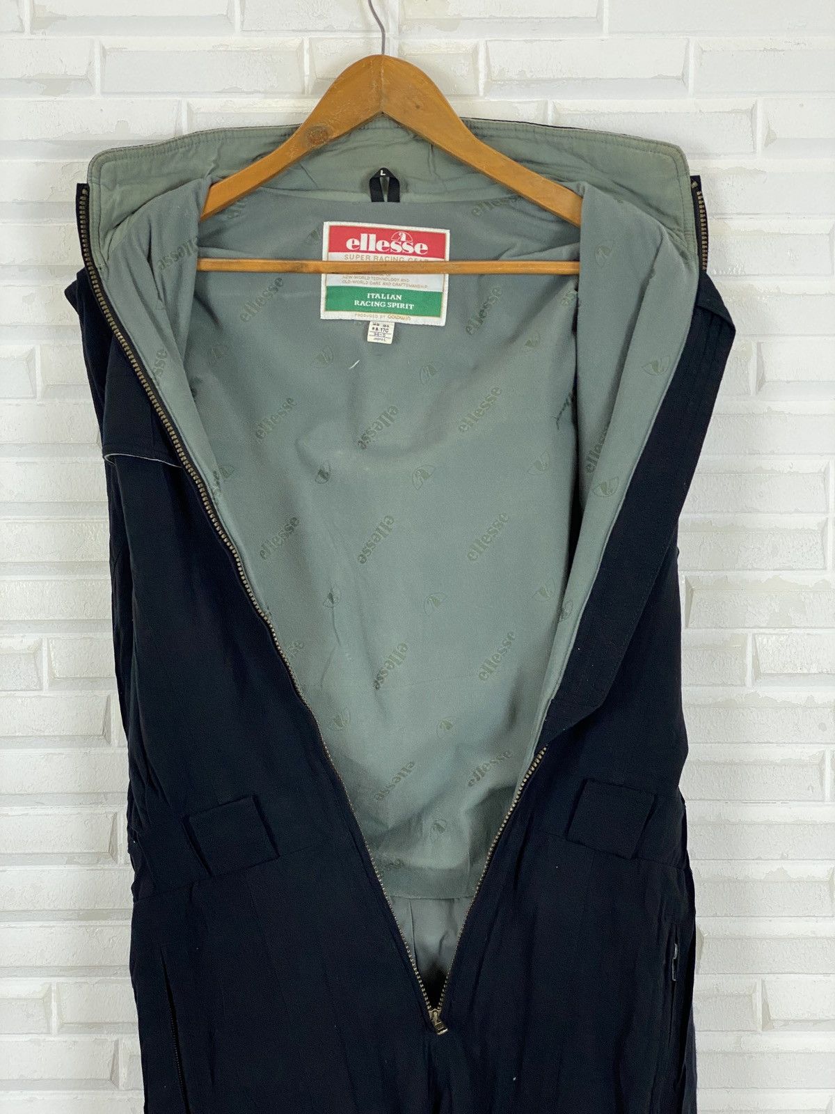 Ellesse × Goldwin Ellesse Super Racing Gear Overall Size US 37 - 8 Thumbnail