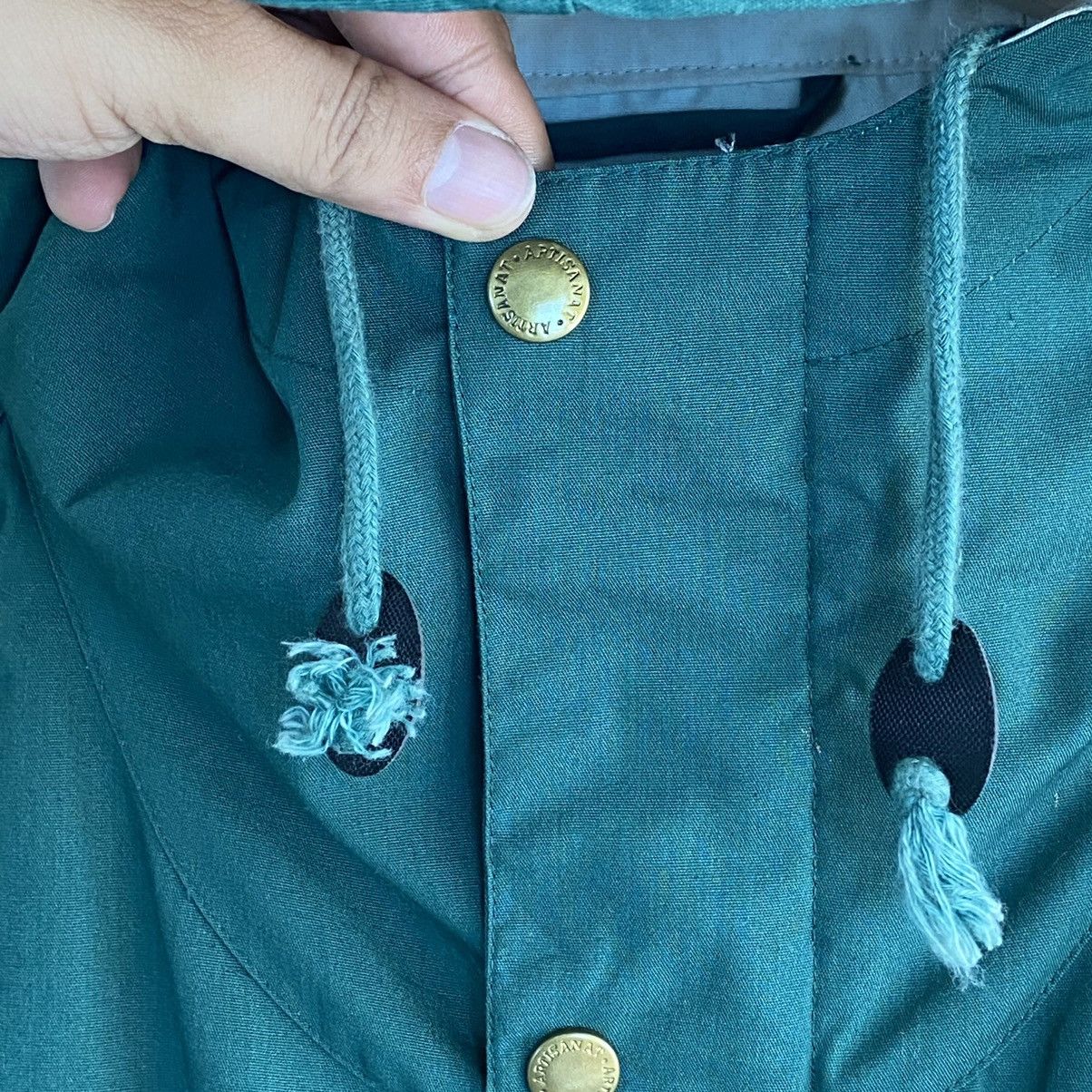 Japanese Brand 🔥LAST PRICE🔥 Japanese Green Multipocket Jacket Hooded Size US L / EU 52-54 / 3 - 16 Thumbnail