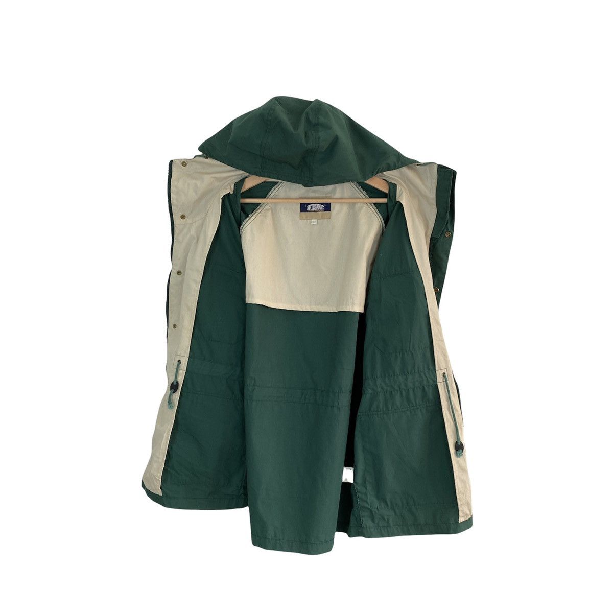 Japanese Brand 🔥LAST PRICE🔥 Japanese Green Multipocket Jacket Hooded Size US L / EU 52-54 / 3 - 18 Thumbnail