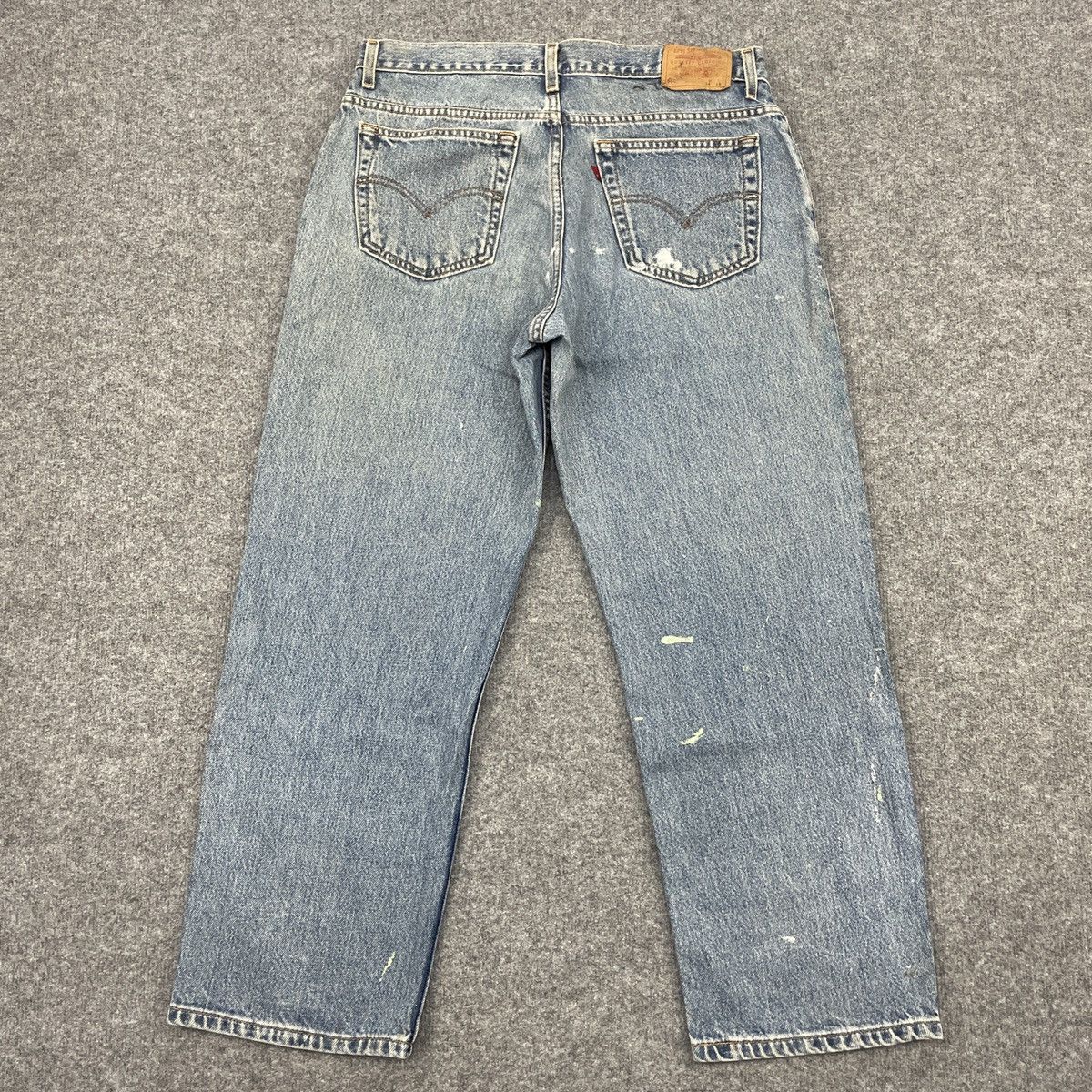 Levi's × Vintage Vintage Levi's 550 Painted Light Wash -wc074 Size US 35 - 2 Thumbnail