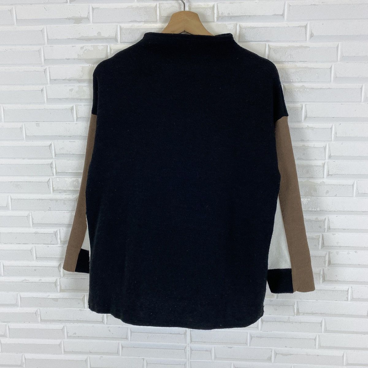 Japanese Brand 🔥LAST DROP🔥Japanese Stretchable Patchwork Pullover Sweater Size US M / EU 48-50 / 2 - 7 Thumbnail