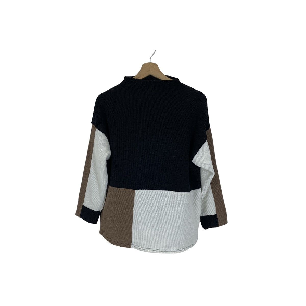 Japanese Brand 🔥LAST DROP🔥Japanese Stretchable Patchwork Pullover Sweater Size US M / EU 48-50 / 2 - 1 Thumbnail