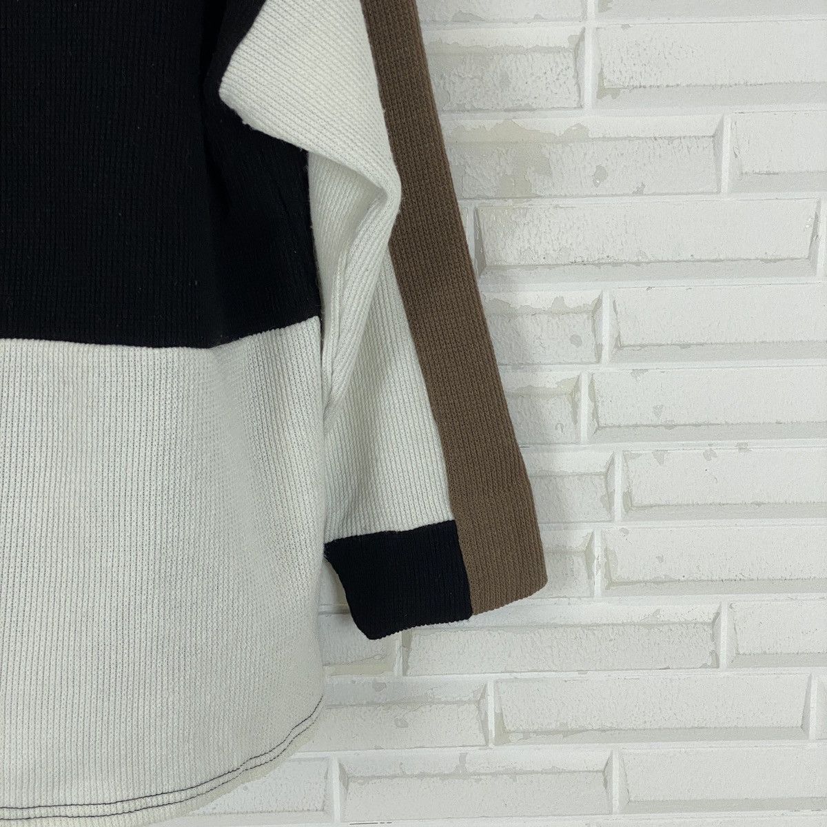 Japanese Brand 🔥LAST DROP🔥Japanese Stretchable Patchwork Pullover Sweater Size US M / EU 48-50 / 2 - 5 Thumbnail