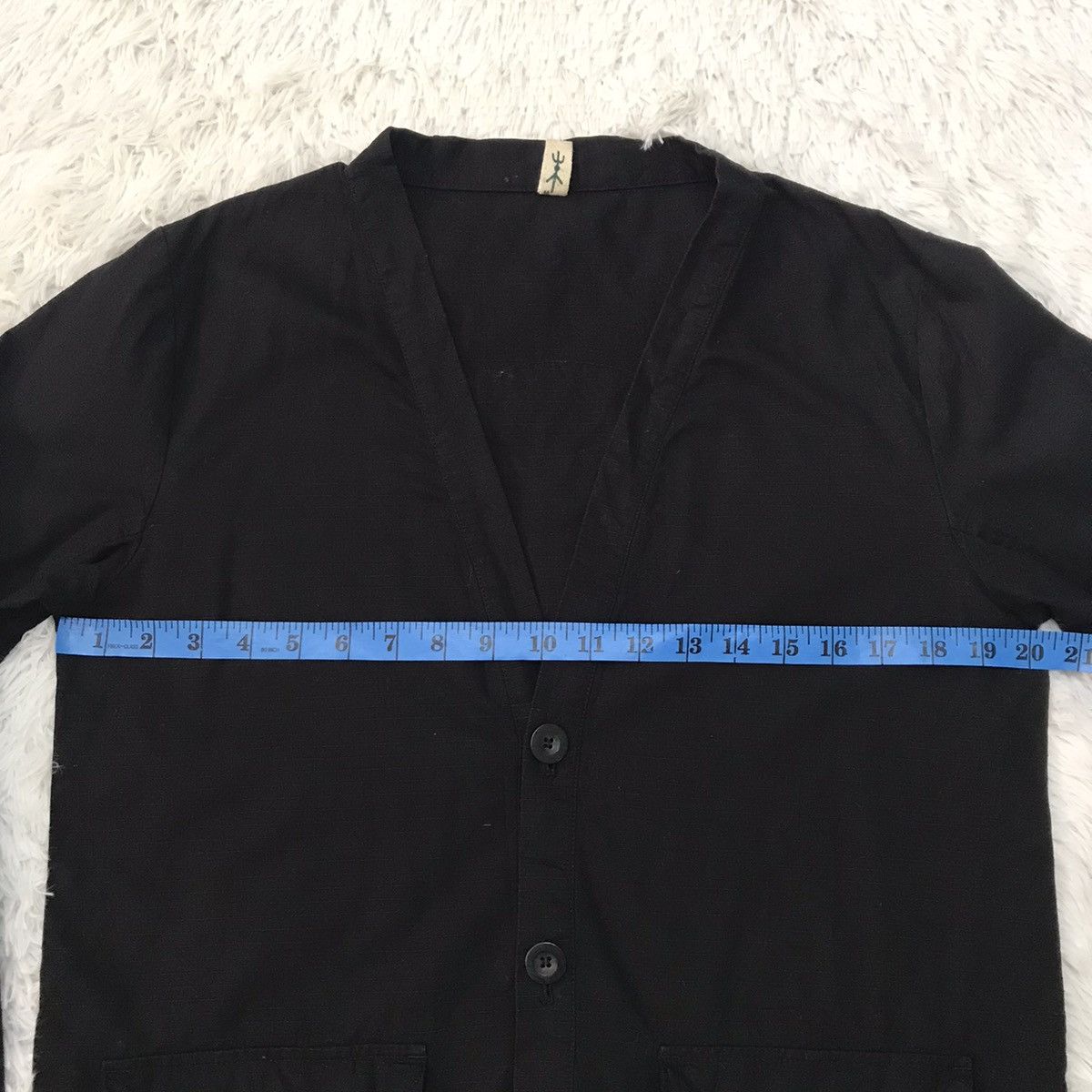 Japanese Brand Rare! Cardigan japanese brand big logo at back Size US M / EU 48-50 / 2 - 7 Thumbnail